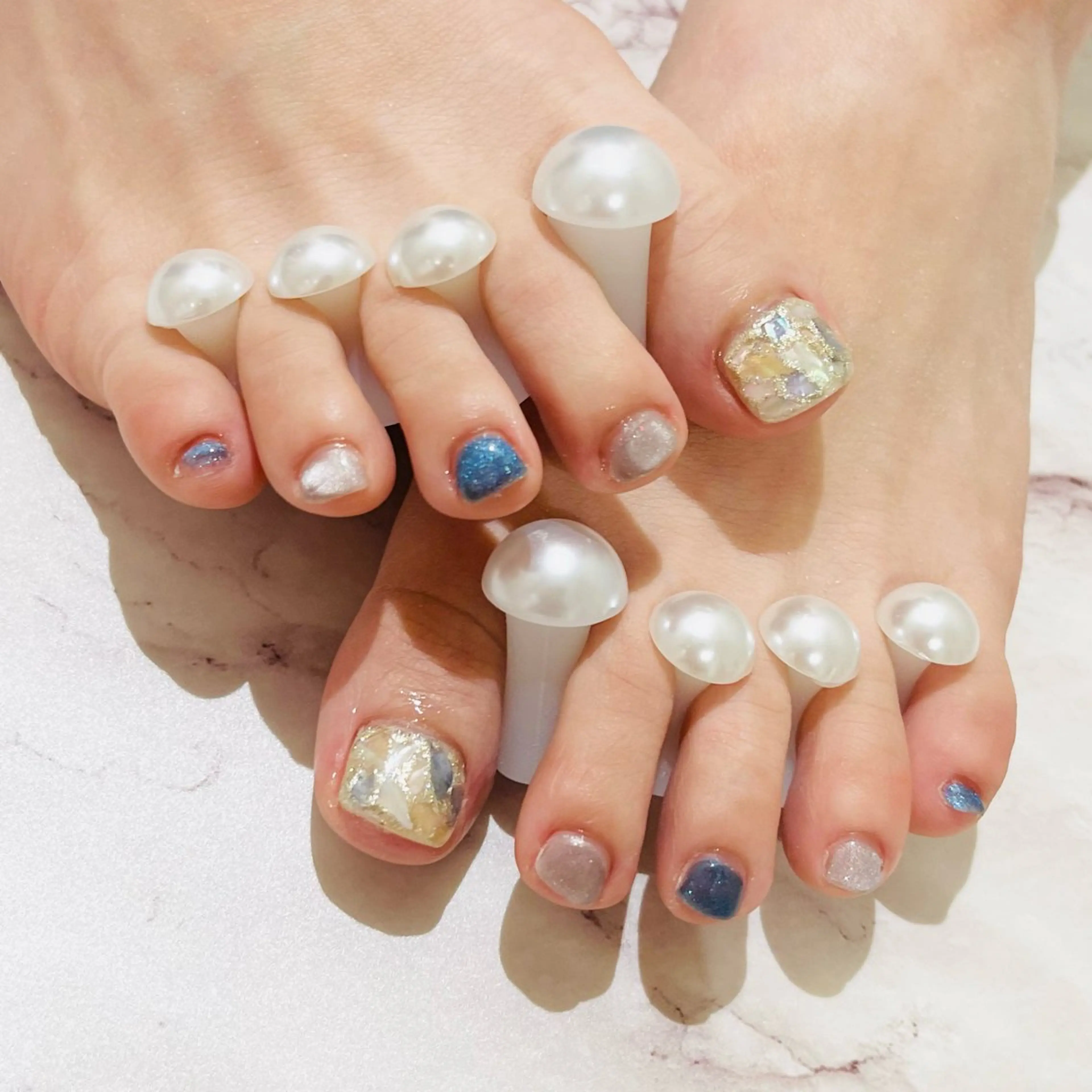 ネイル フットネイル Hair removal & Beauty salon Produce by Lucia所属・nail salon Luciaのネイルデザイン