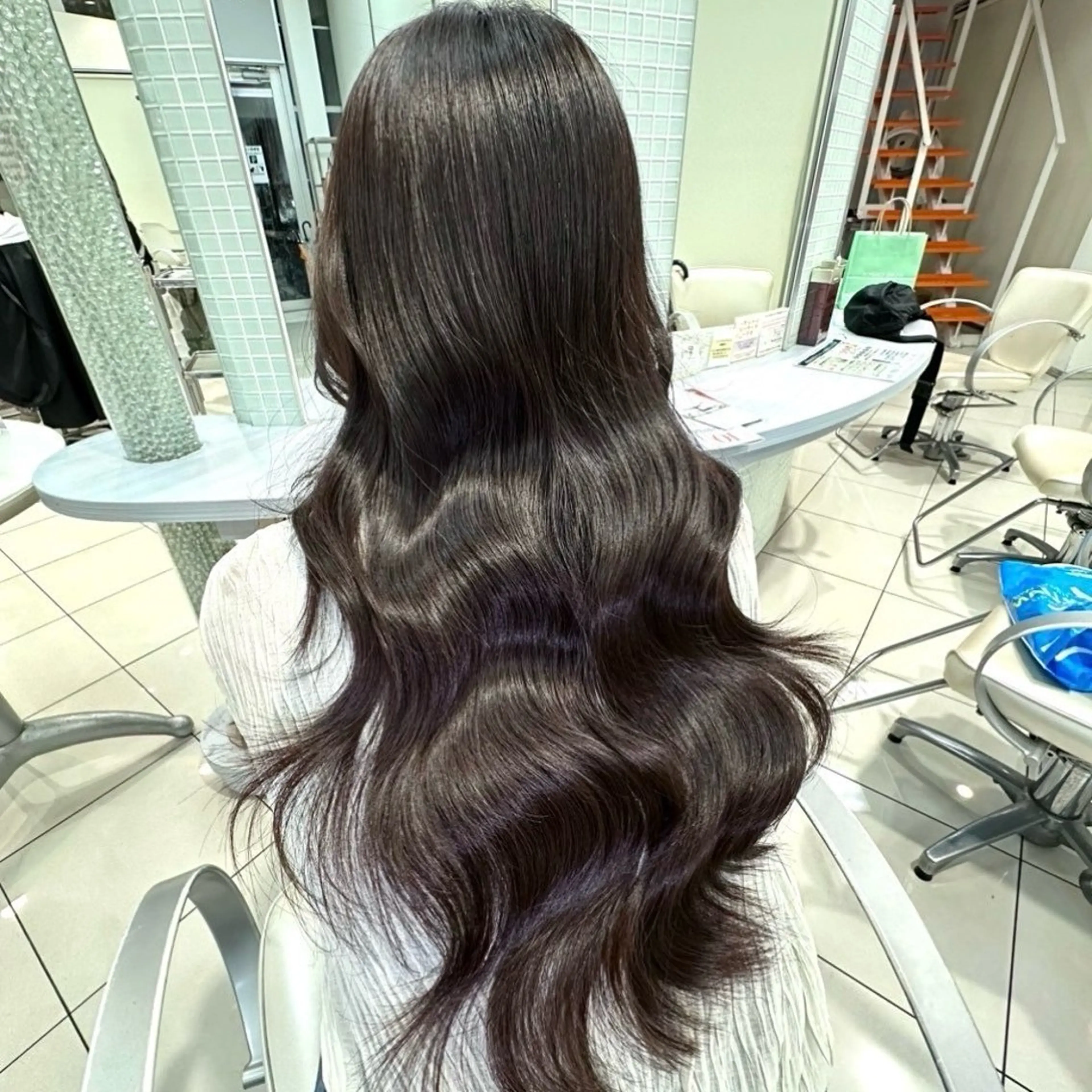 ロング カラー 髪質改善 竹川裕太のヘアスタイル