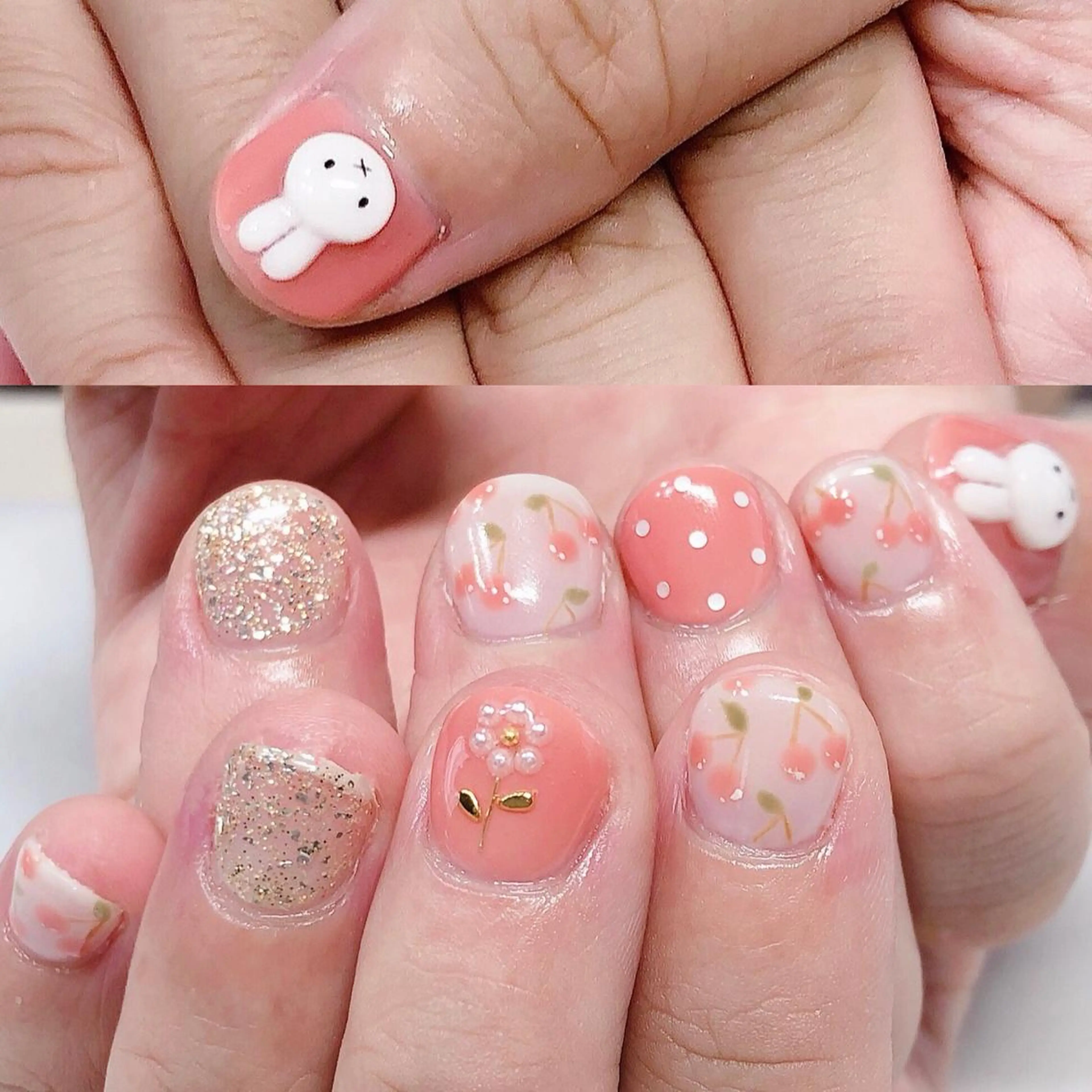 ネイル ジェルネイル 東 千夏のネイルデザイン