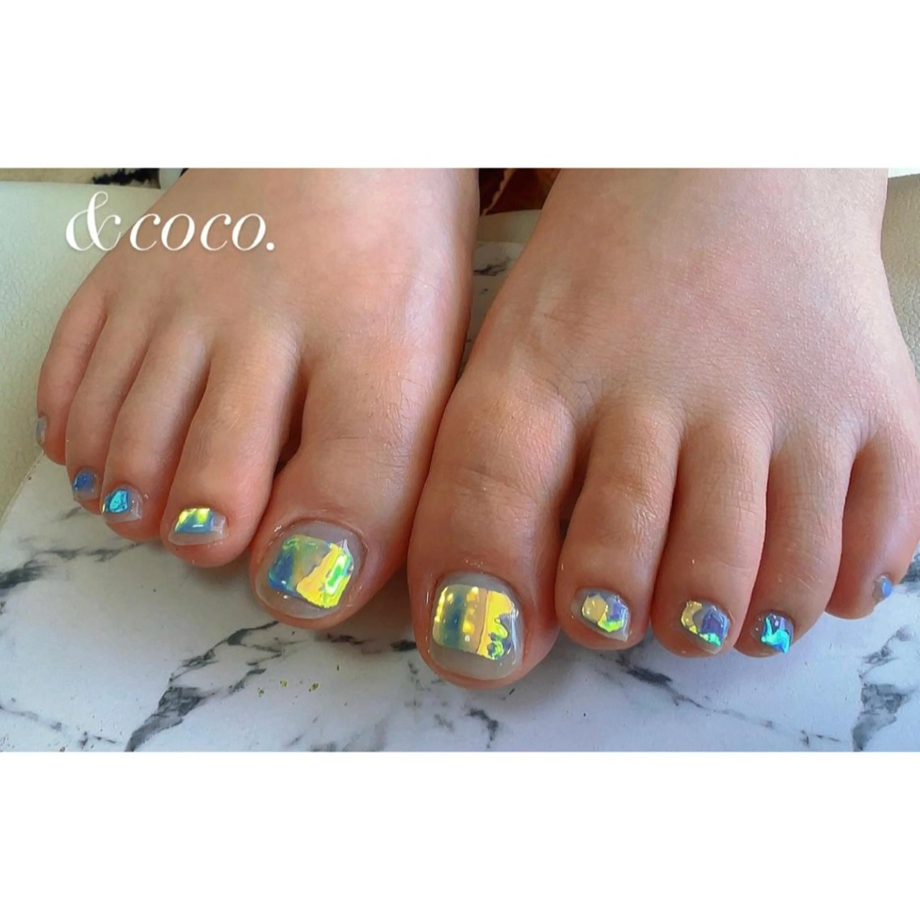 ネイル 氷ネイル・うるうるネイル ＆coco.所属・＆ coco.のネイルデザイン