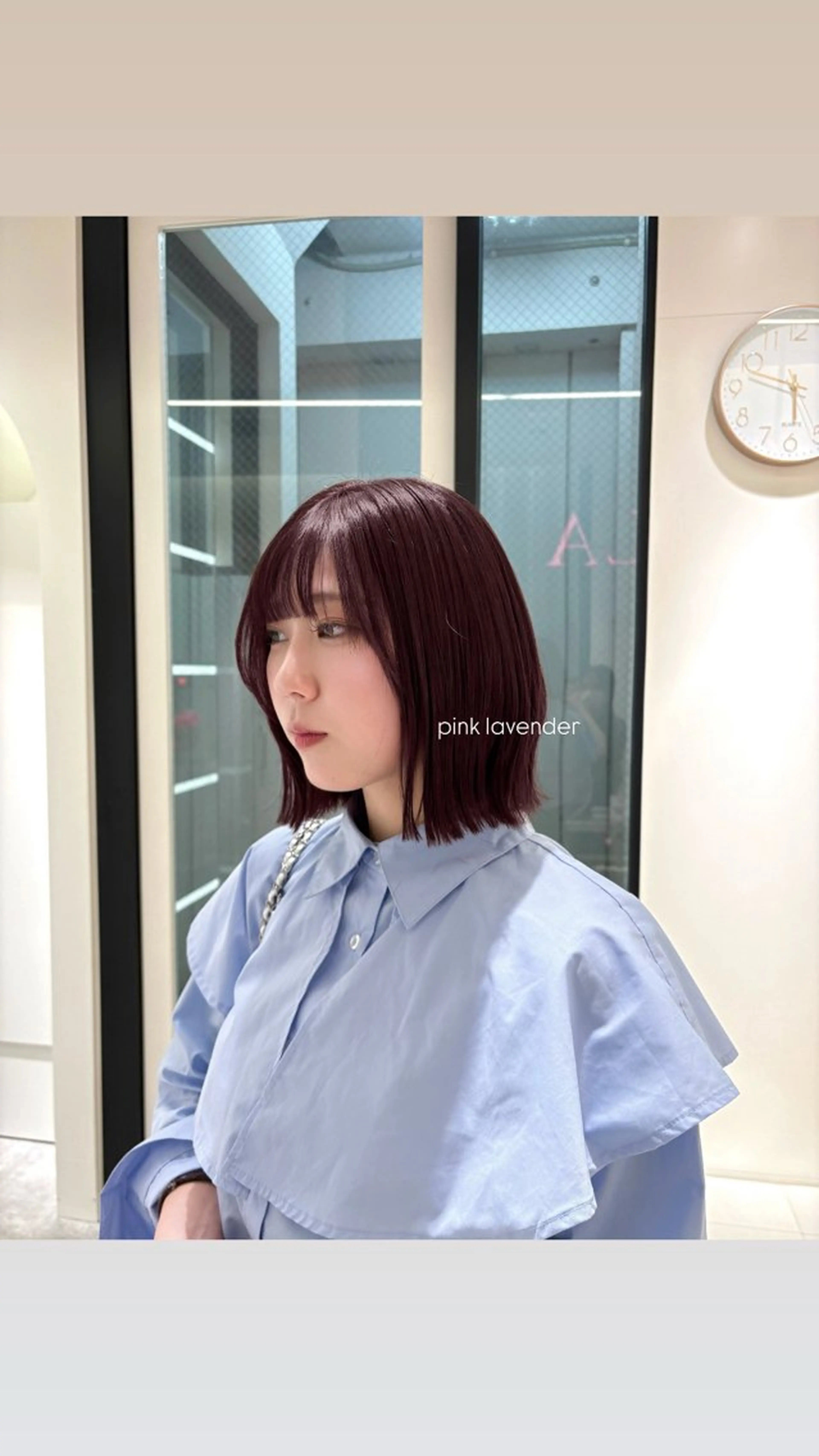 カラー ラベンダーカラー ヘアカラー Parve Mix/ 平 奈果🎀のヘアスタイル