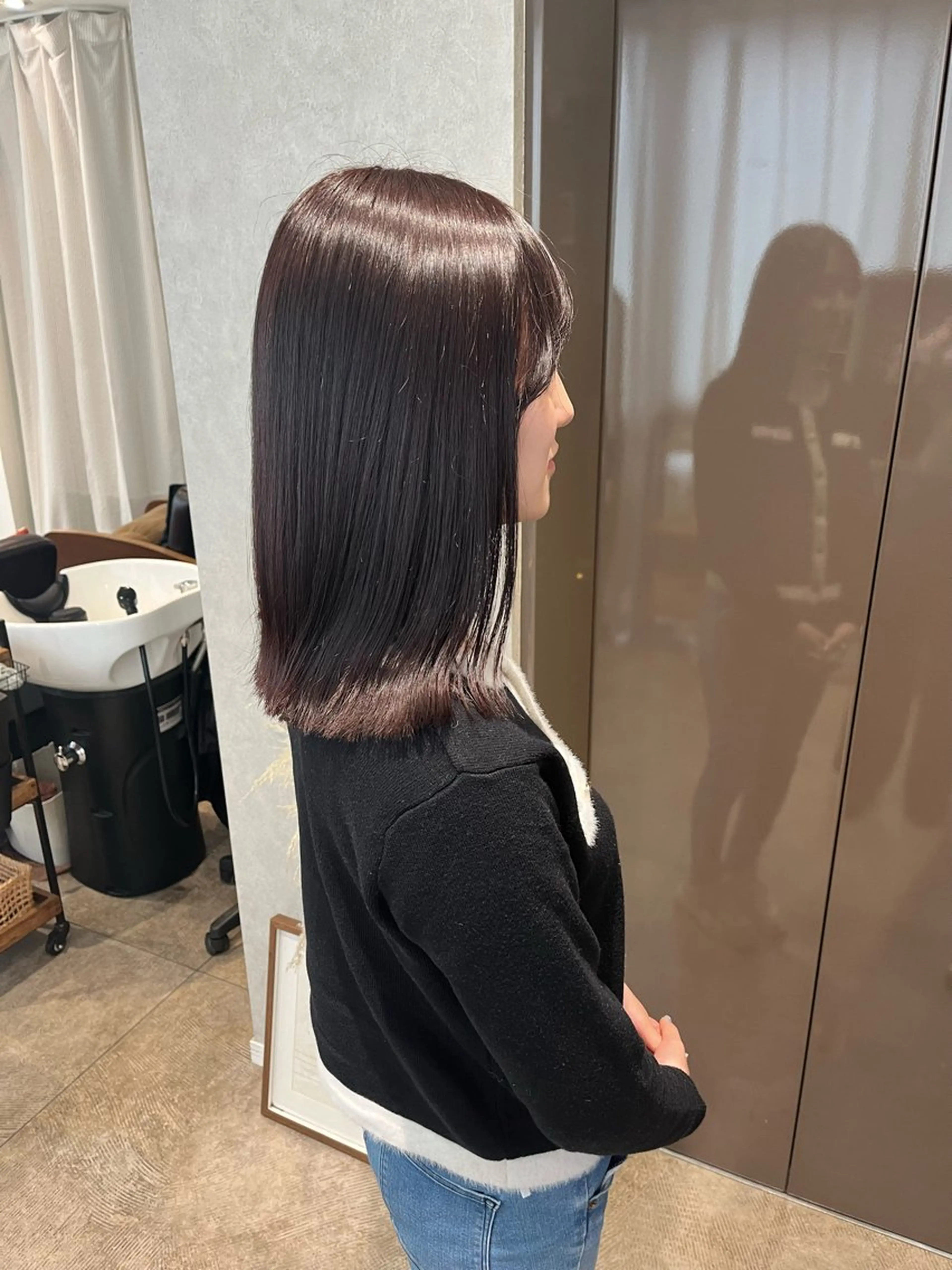 ミディアム カラー ヘアカラー QUE所属・QUEなつみ 🕊🫧のヘアスタイル