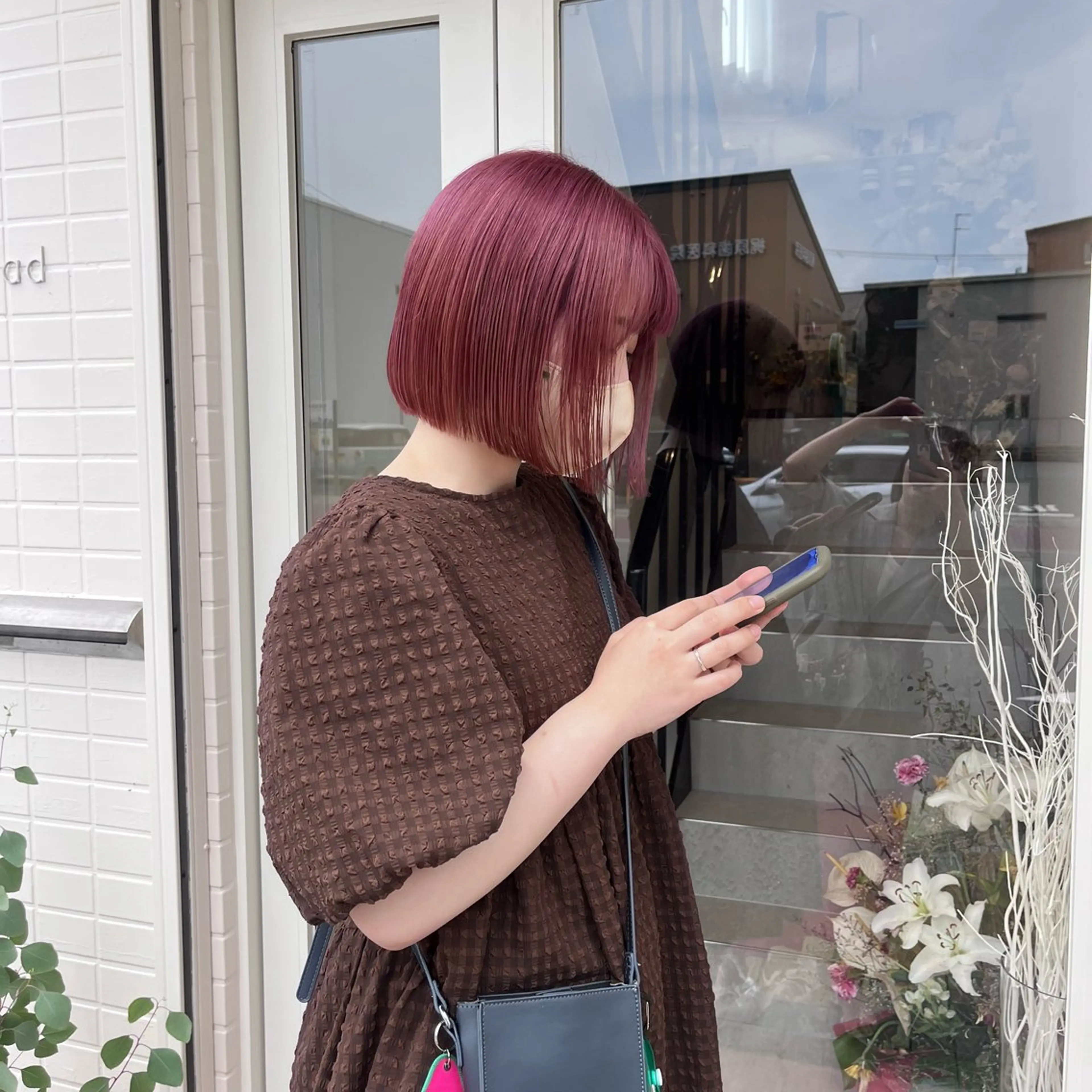 ショート カラー Leyシェアサロン所属・中井亜未/ 姫路ボブのヘアスタイル