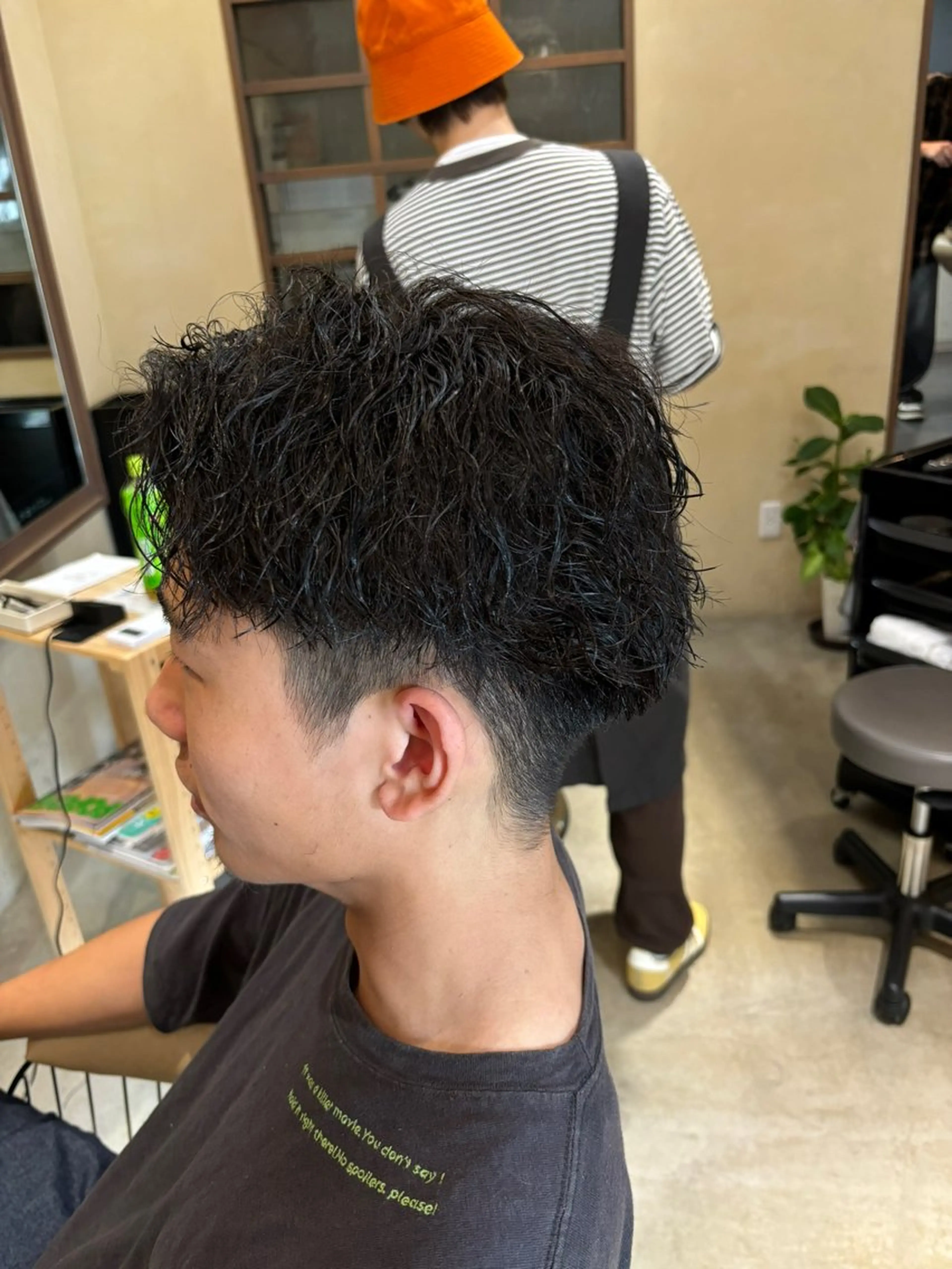 ショート メンズ カット パーマ 鹿児島 TSUBASAのヘアスタイル