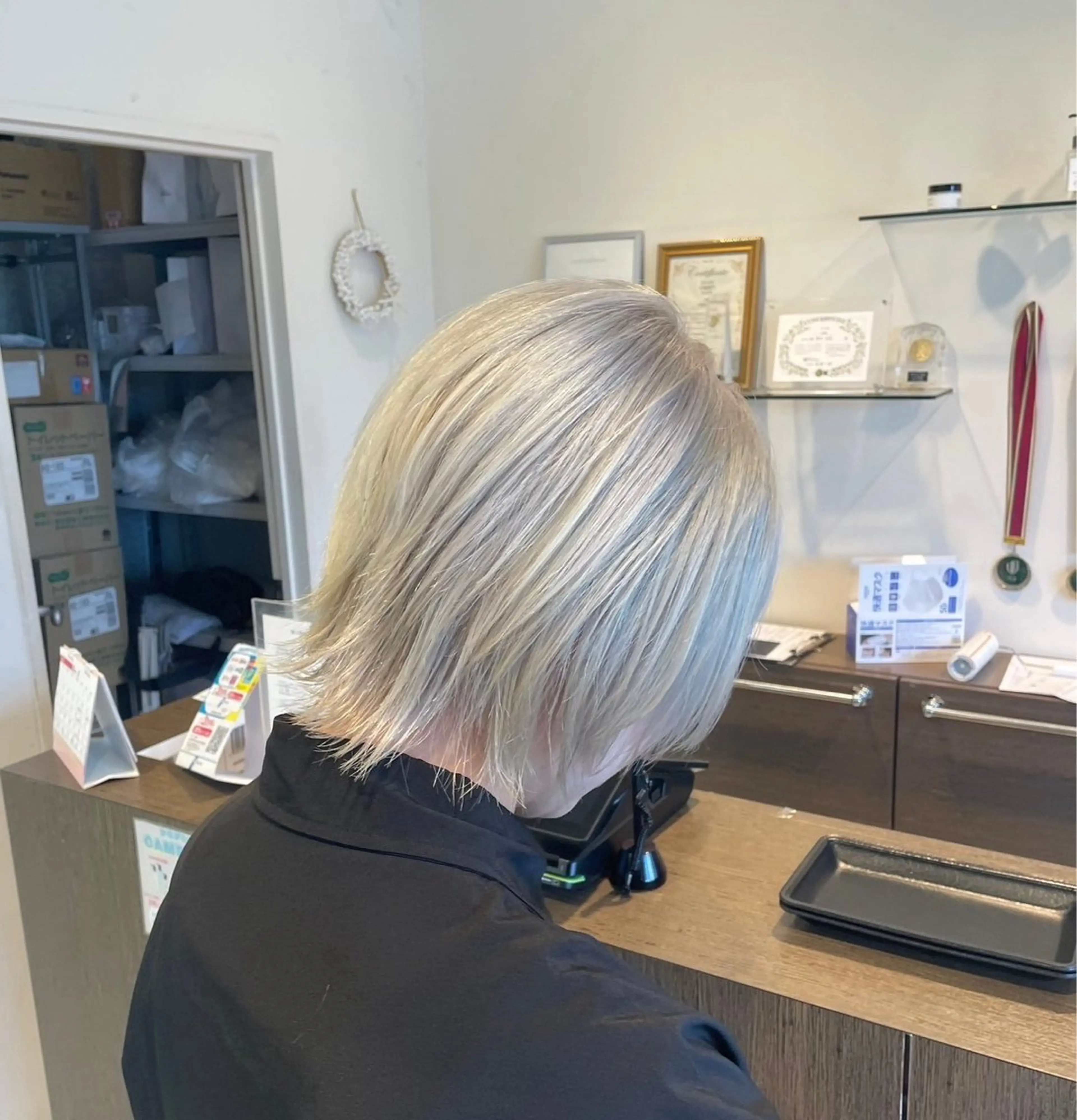 ショート ウルフカット KEEN.所属・新百合ヶ丘/韓国ヘア /レイヤー/RENAのヘアスタイル