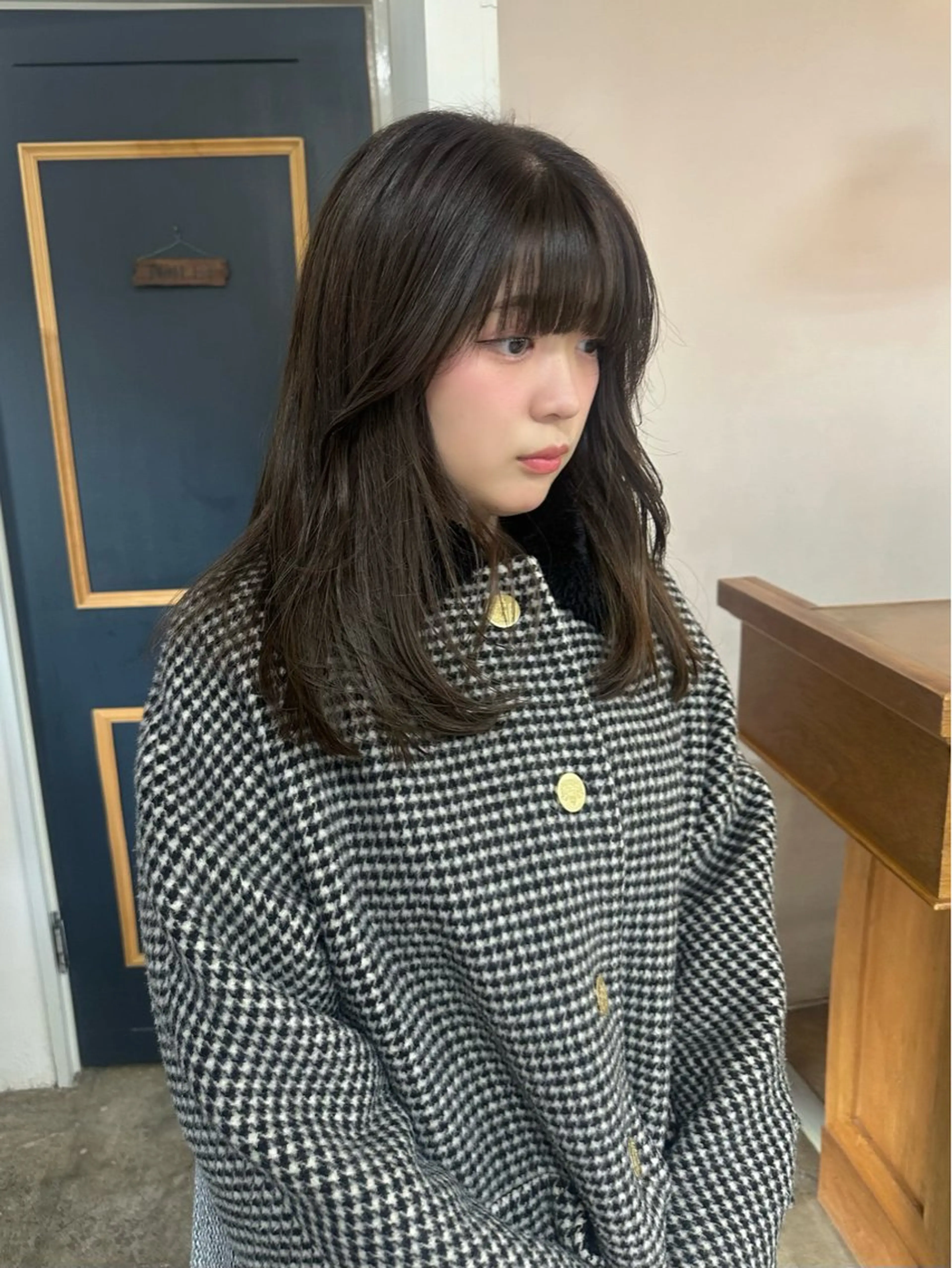 セミロング カット ヘアカラー トリートメント NAGISA 🎀透明感カラー🎀のヘアスタイル