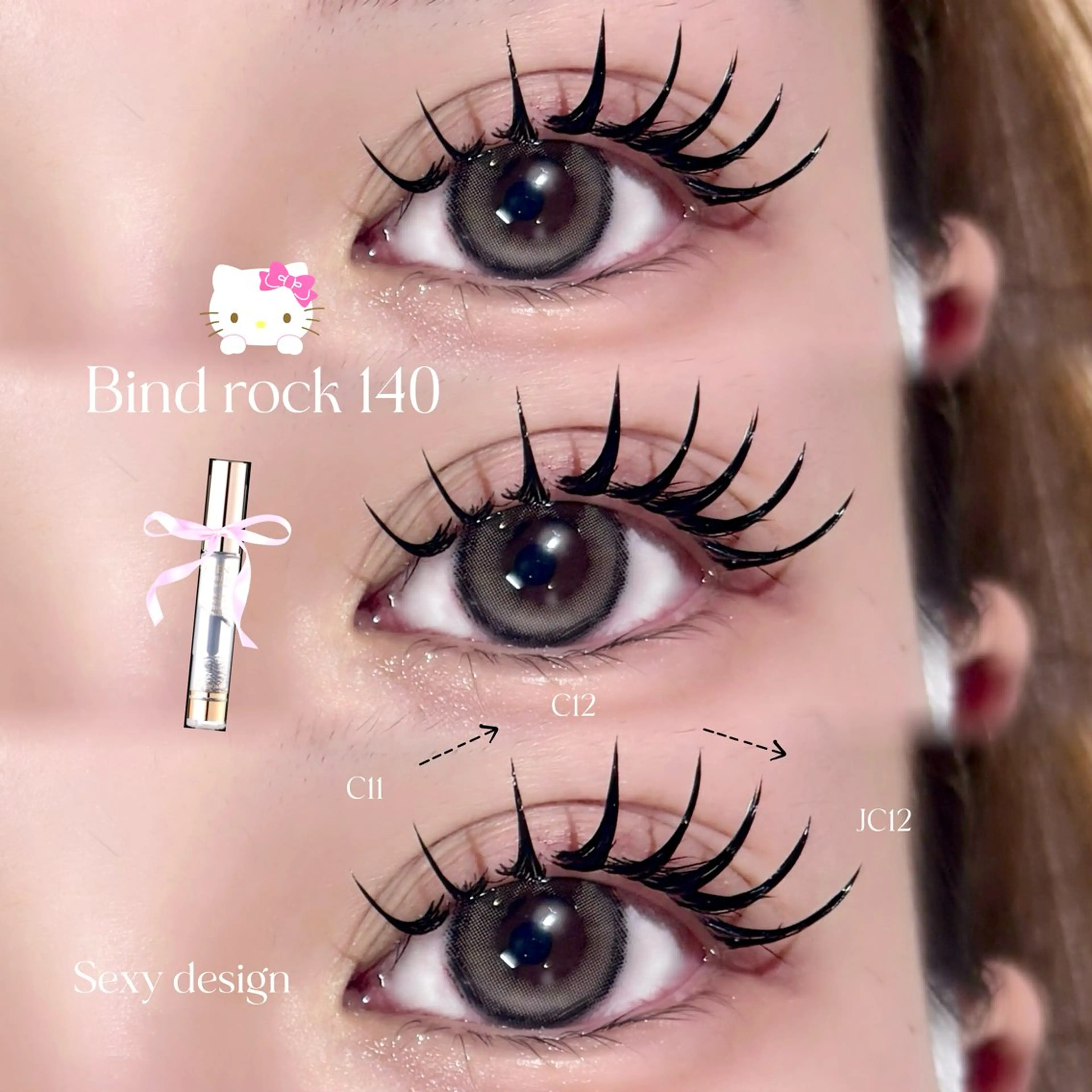 マツエク・マツパ マツエク 🎀立川束感マツエク まゆみ🎀のマツエク・マツパデザイン