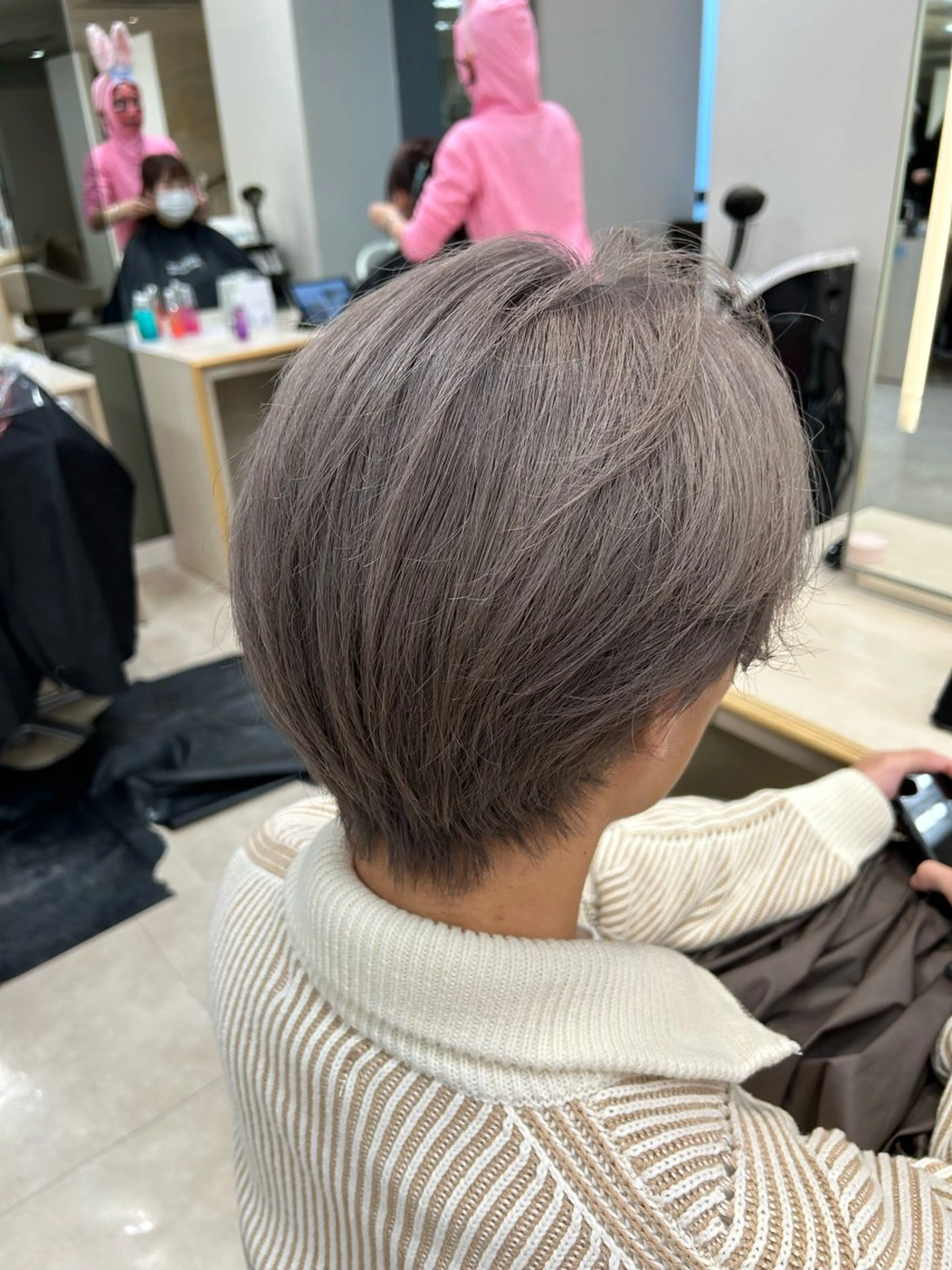 カラー ヘアカラー トリートメント 💜暖色系カラー/ ブリーチカラー💜のヘアスタイル