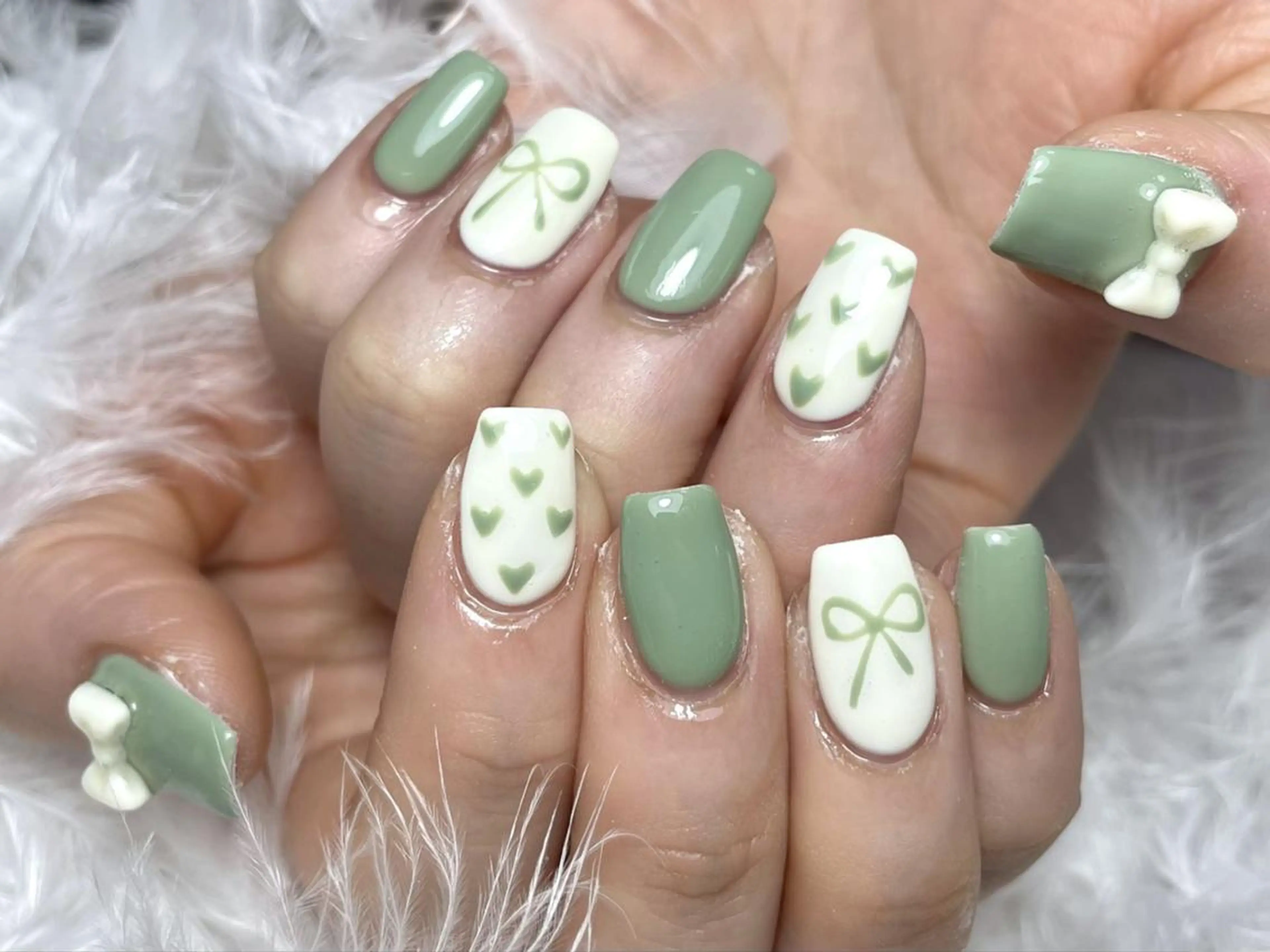 ネイル ハンドネイル ハンドケア DEMAIN- 🌹のネイルデザイン