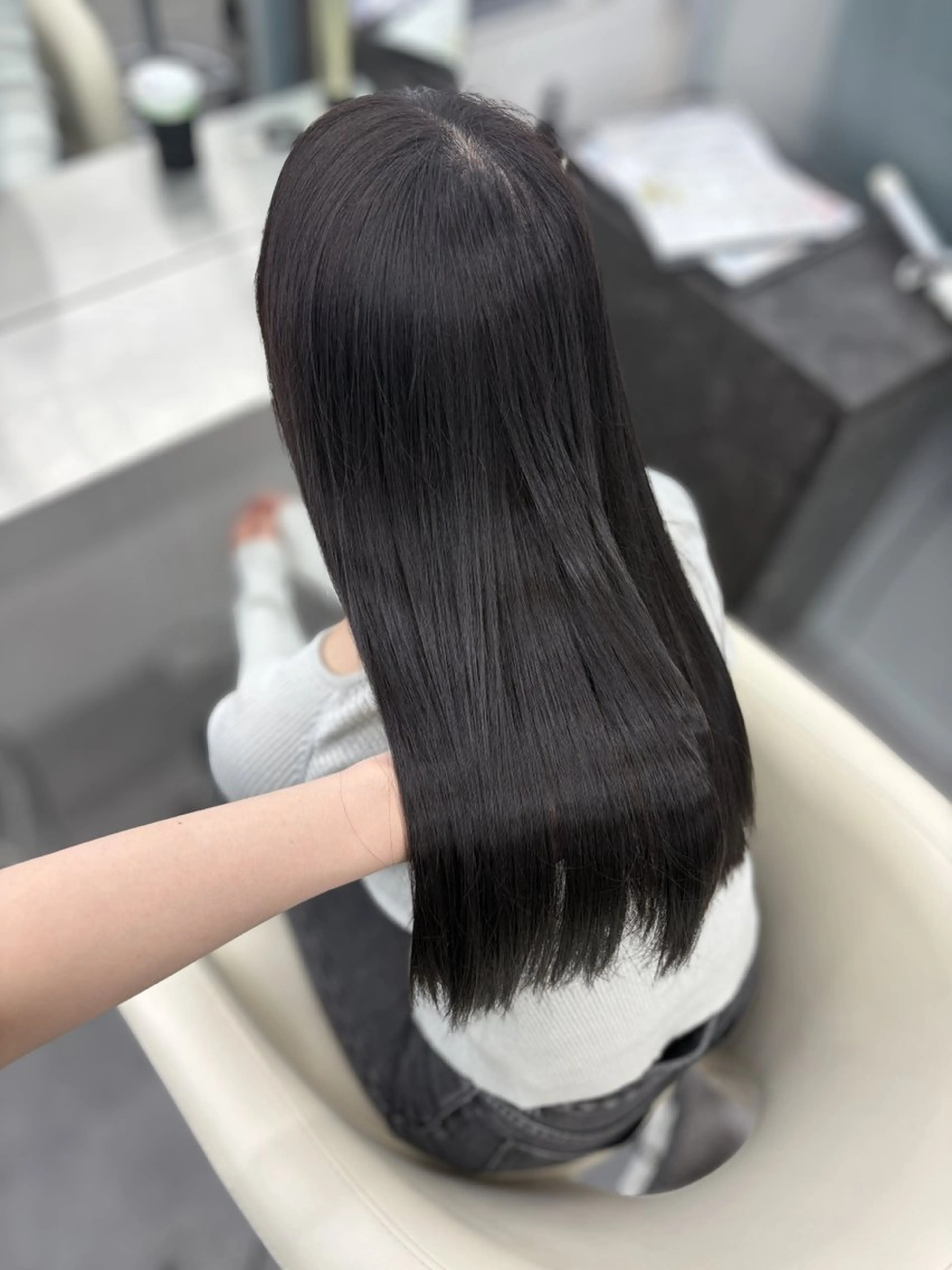 ロング カラー カット ヘアカラー トリートメント トレンド甘めガーリー Mizuki☁️🫧のヘアスタイル