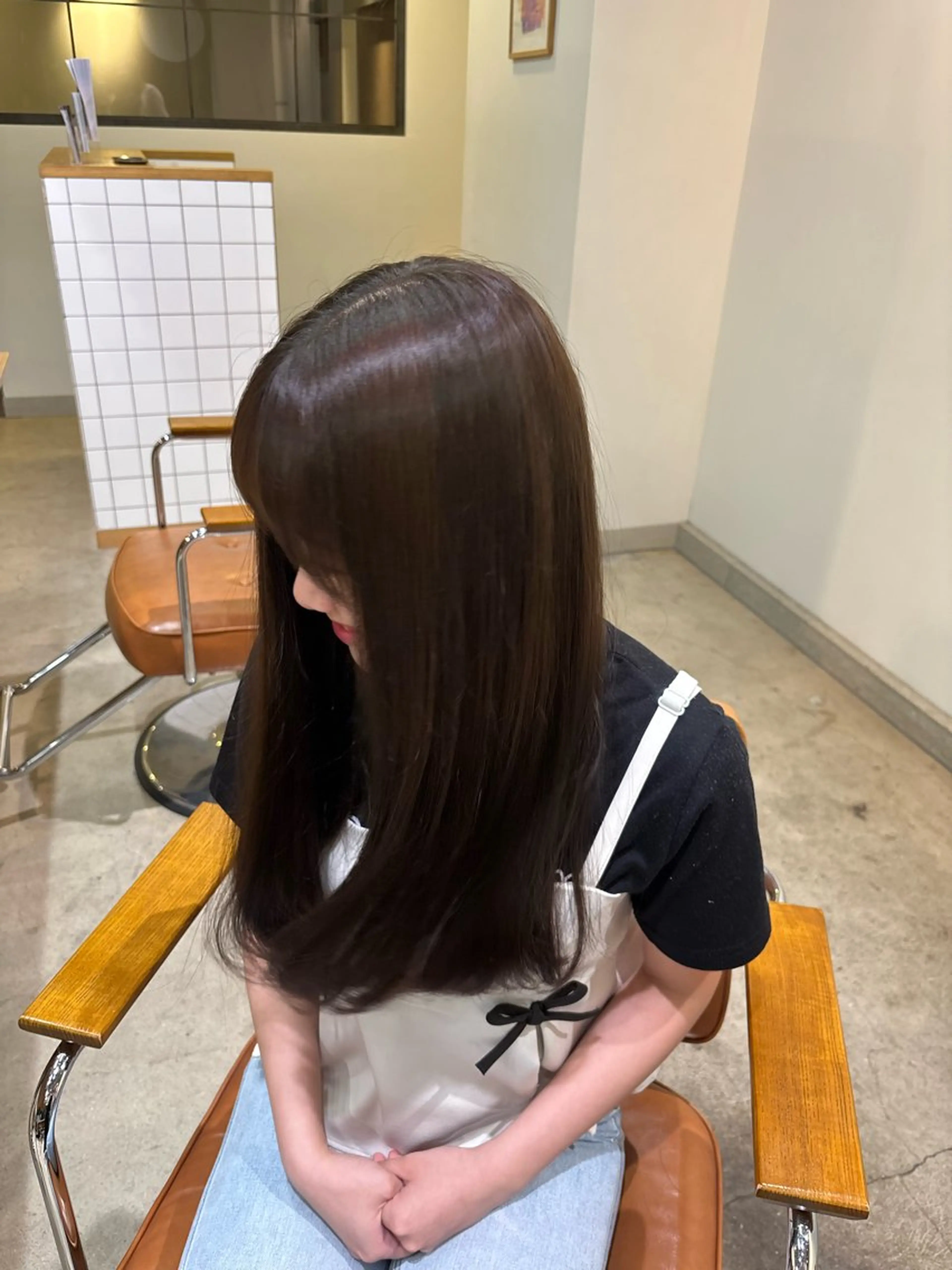 ロング カラー zina karin୨୧˙˳⋆のヘアスタイル