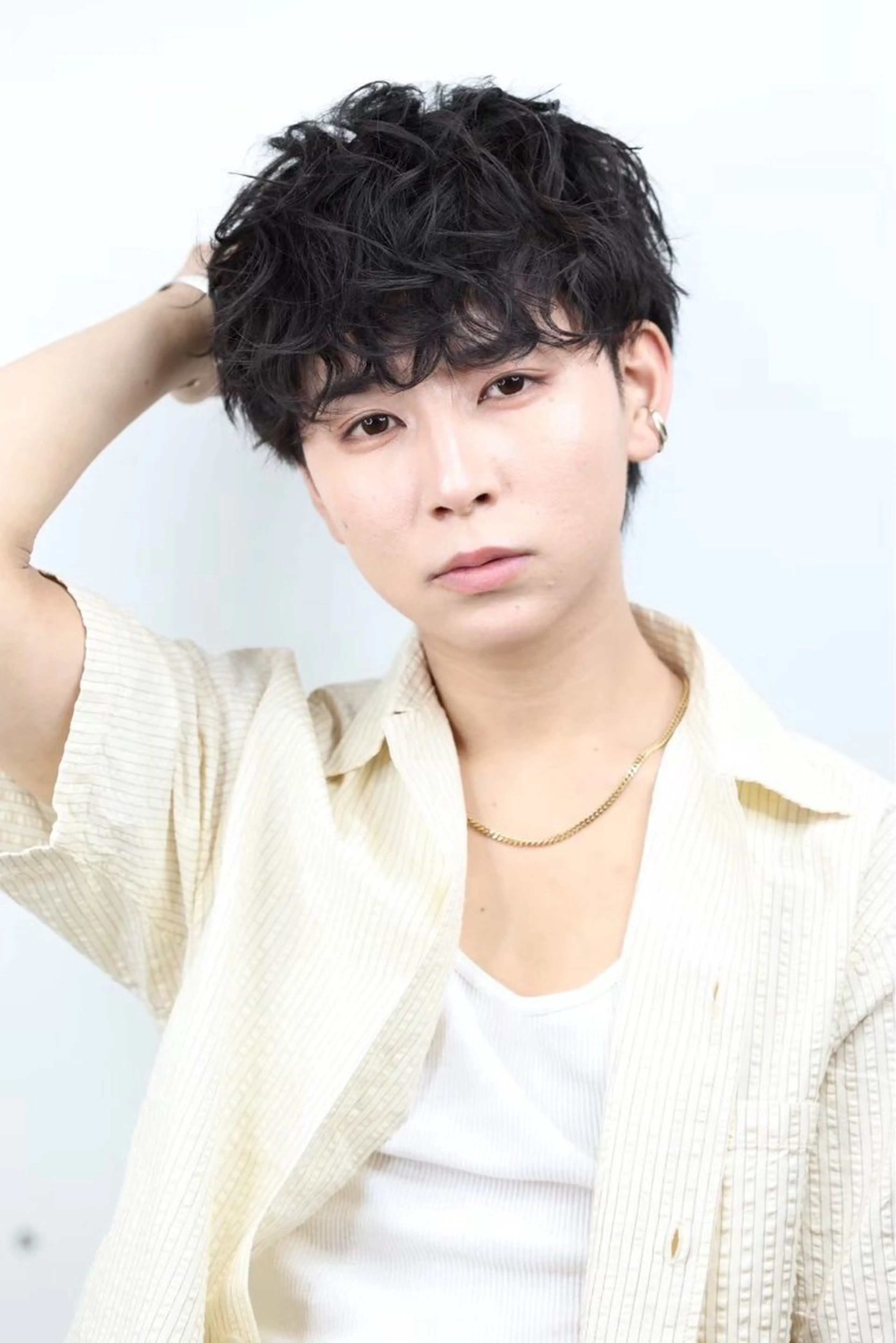 メンズ カット ヘアカラー 神山 涼真のヘアスタイル