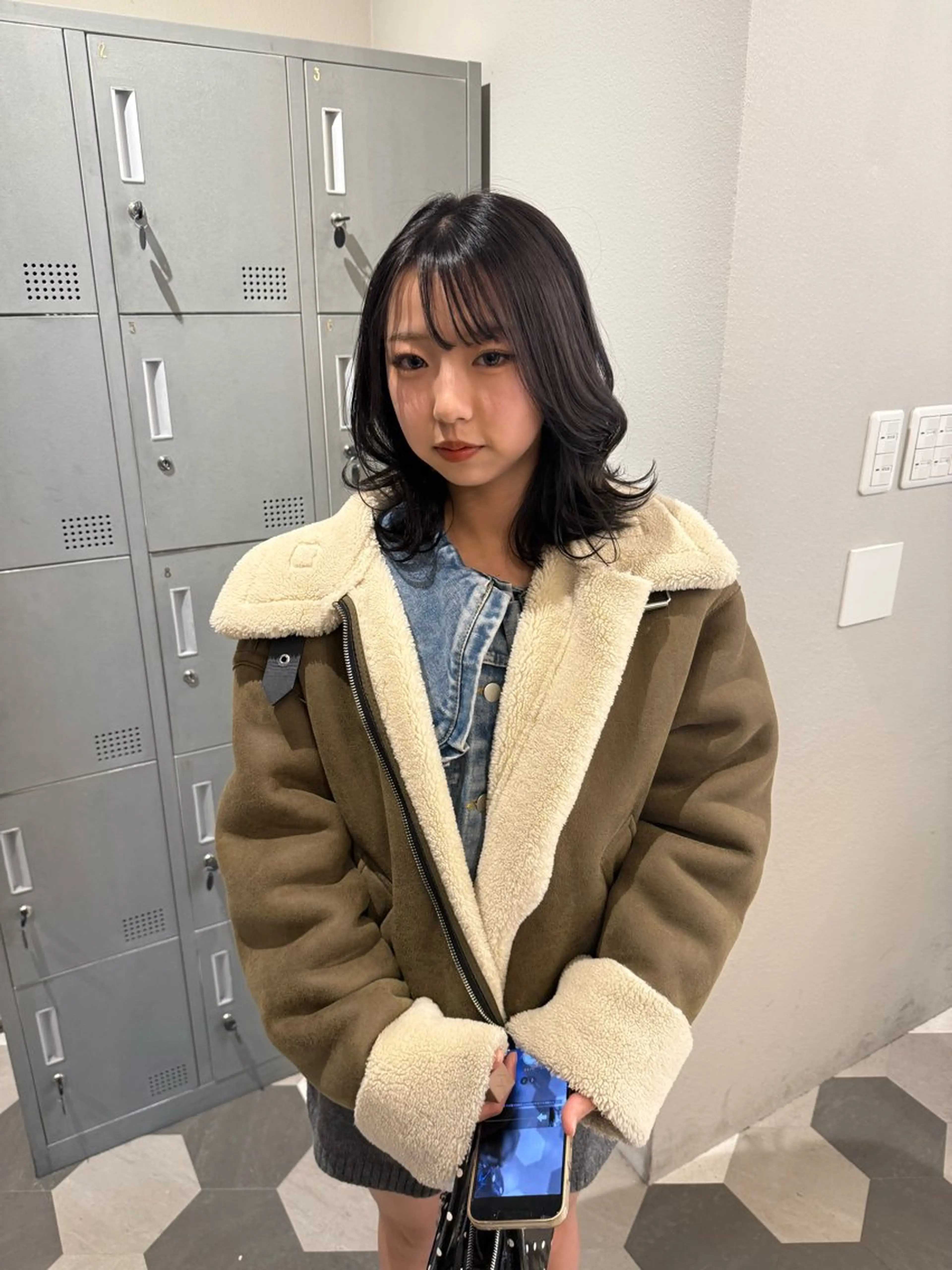 ミディアム カラー ヘアカラー トリートメント ブリーチ/アレンジ 天満/chihiroのヘアスタイル