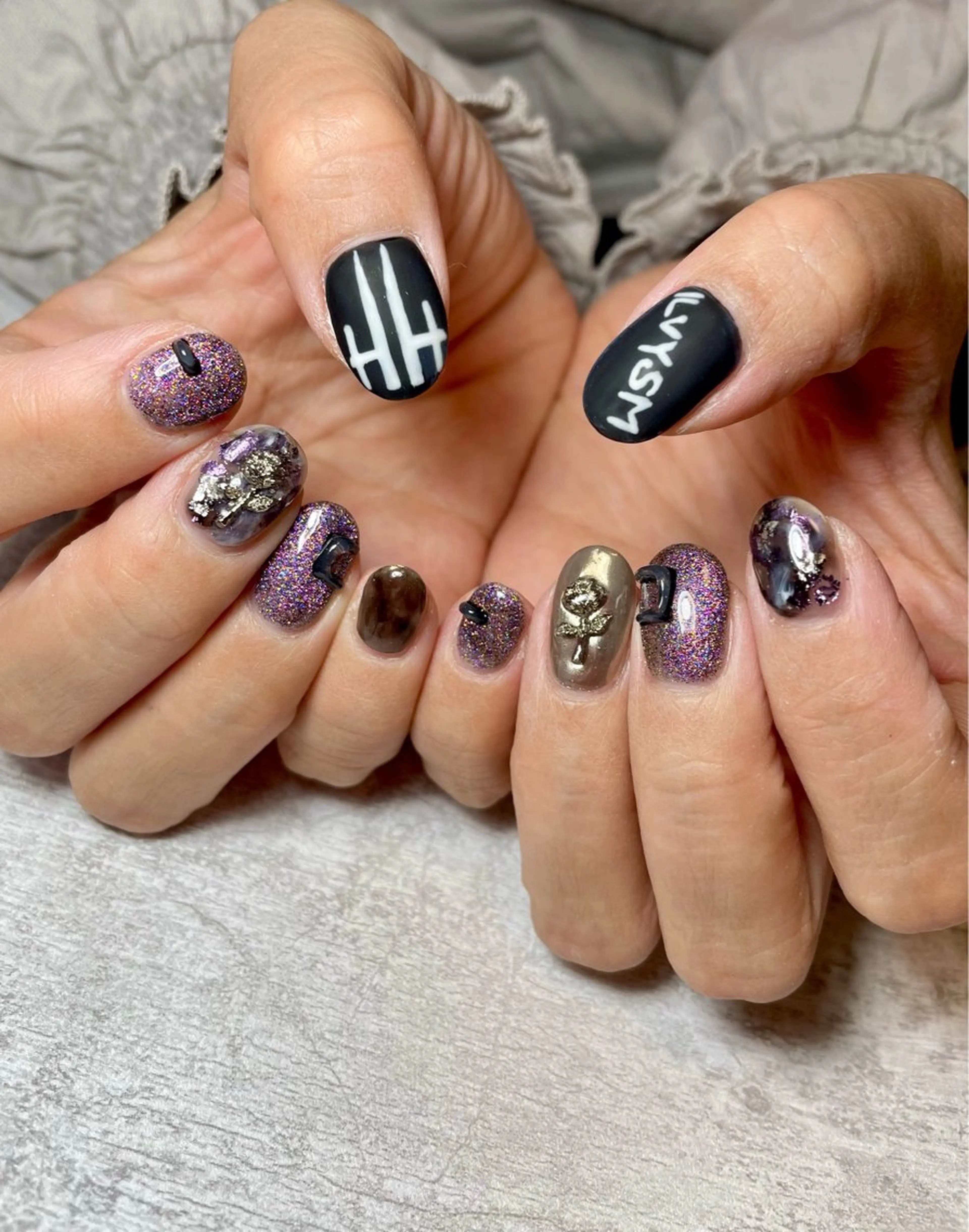 ネイル マグネットネイル ニュアンスネイル BEAUTY GARDEN 【nail salon unseul】所属・nana .のネイルデザイン