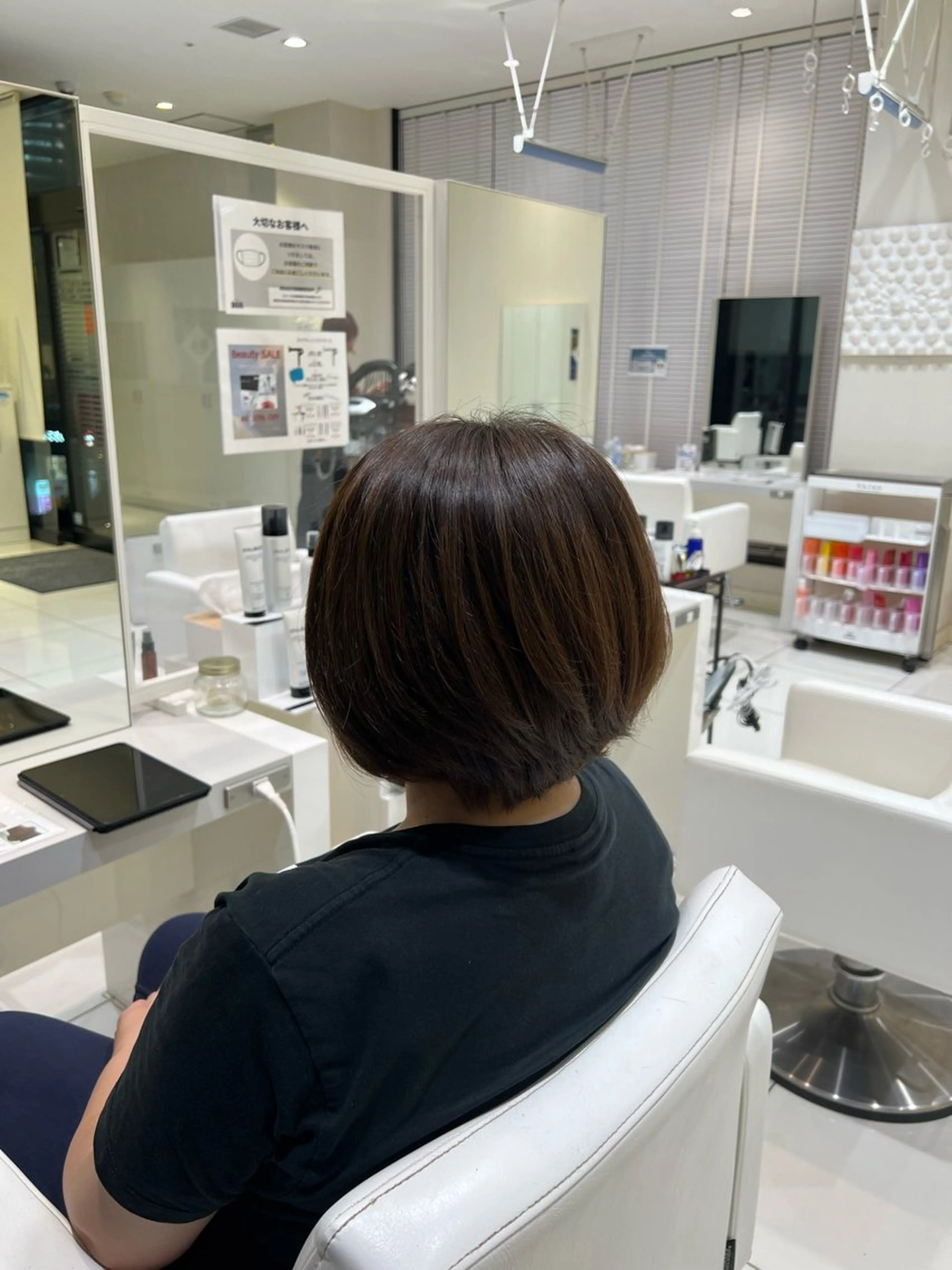 ショート ショートボブ ボブ ショートヘア 透明感カラー/ベージ ュ/HIKARU🌿のヘアスタイル