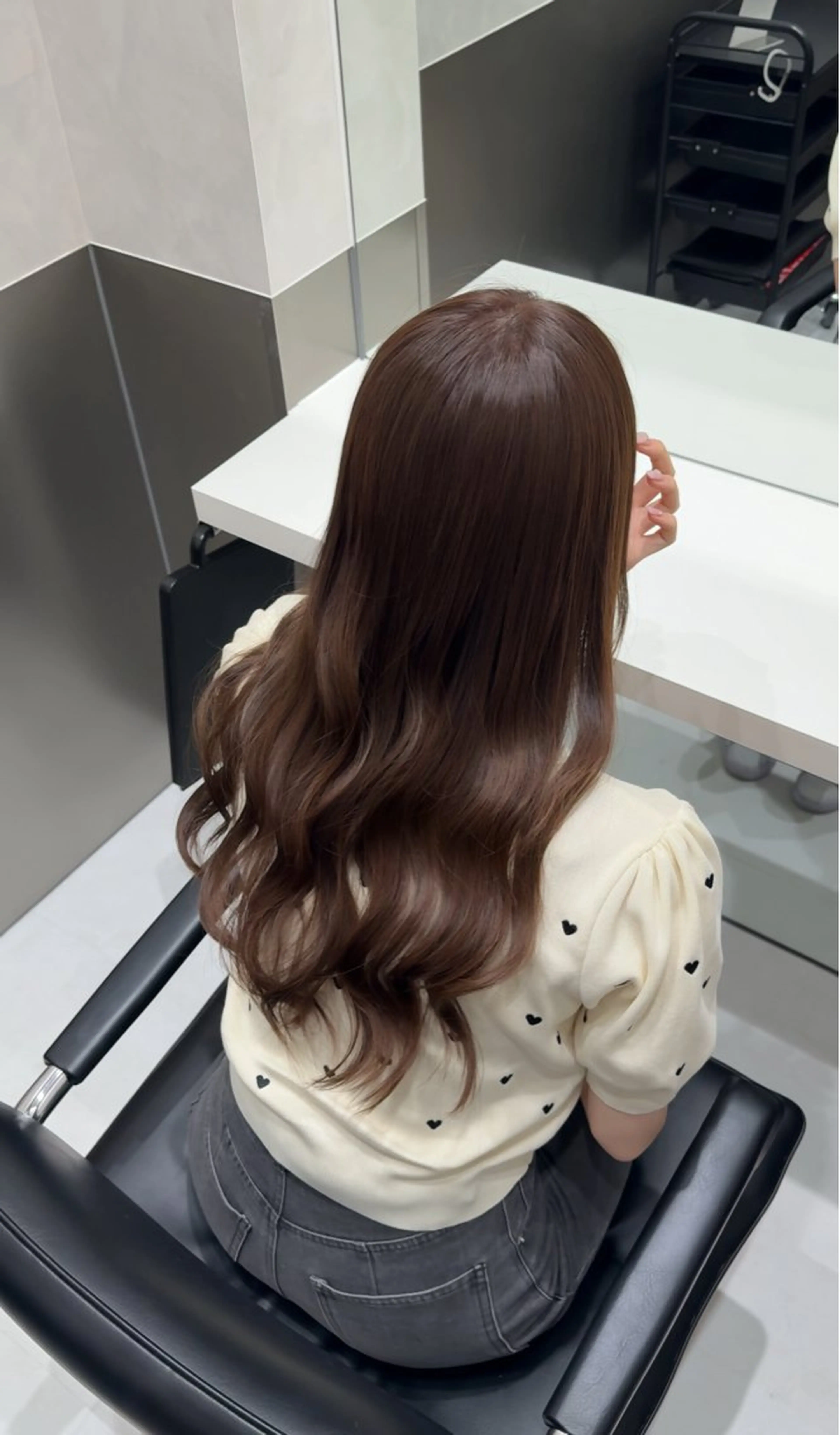 セミロング ヘアカラー ゴートゥデイシェアサロン原宿vita所属・縮毛矯正クロスパーマ 益子達也のヘアスタイル