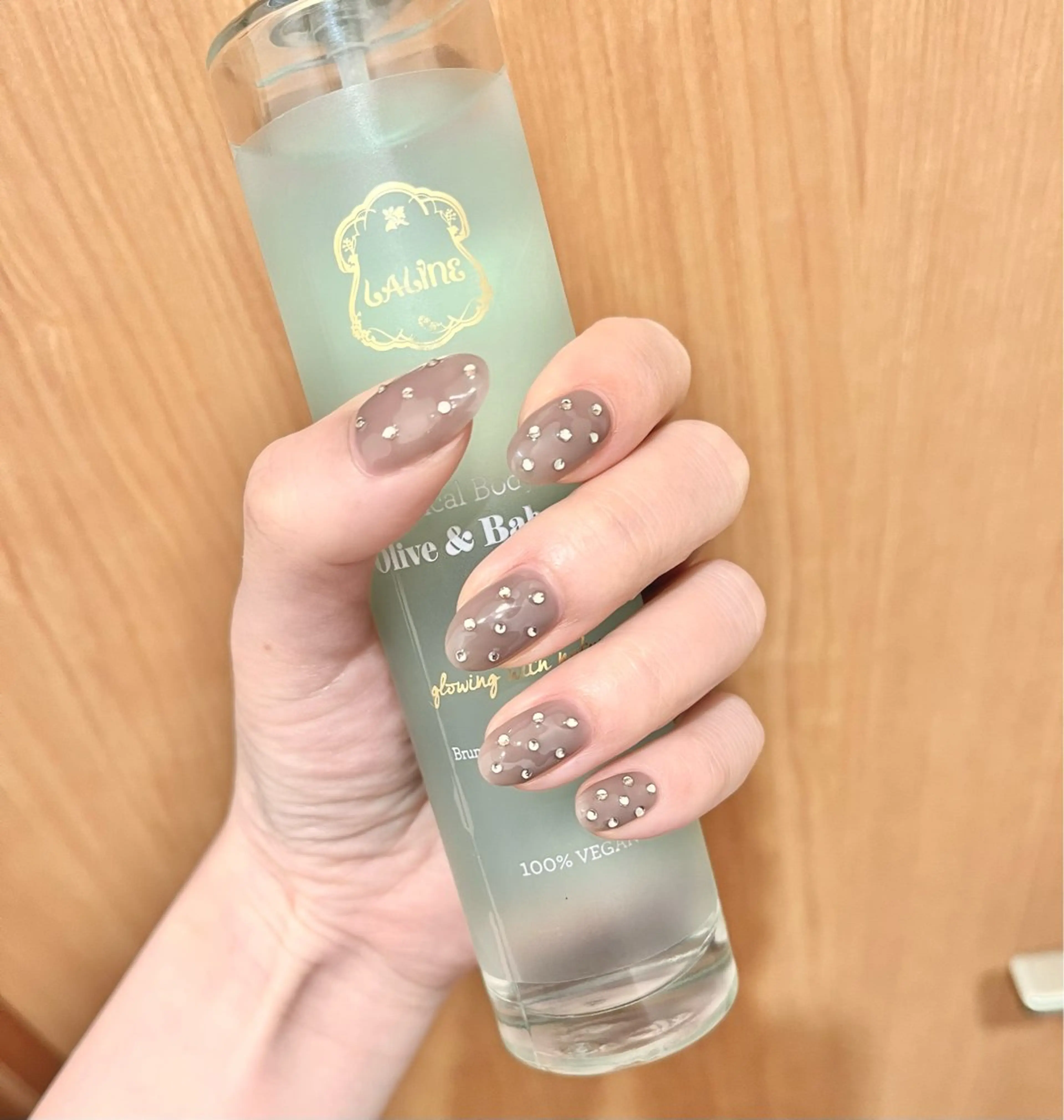 ネイル ワンカラーネイル ストーンネイル mao moriyamaのその他イメージ