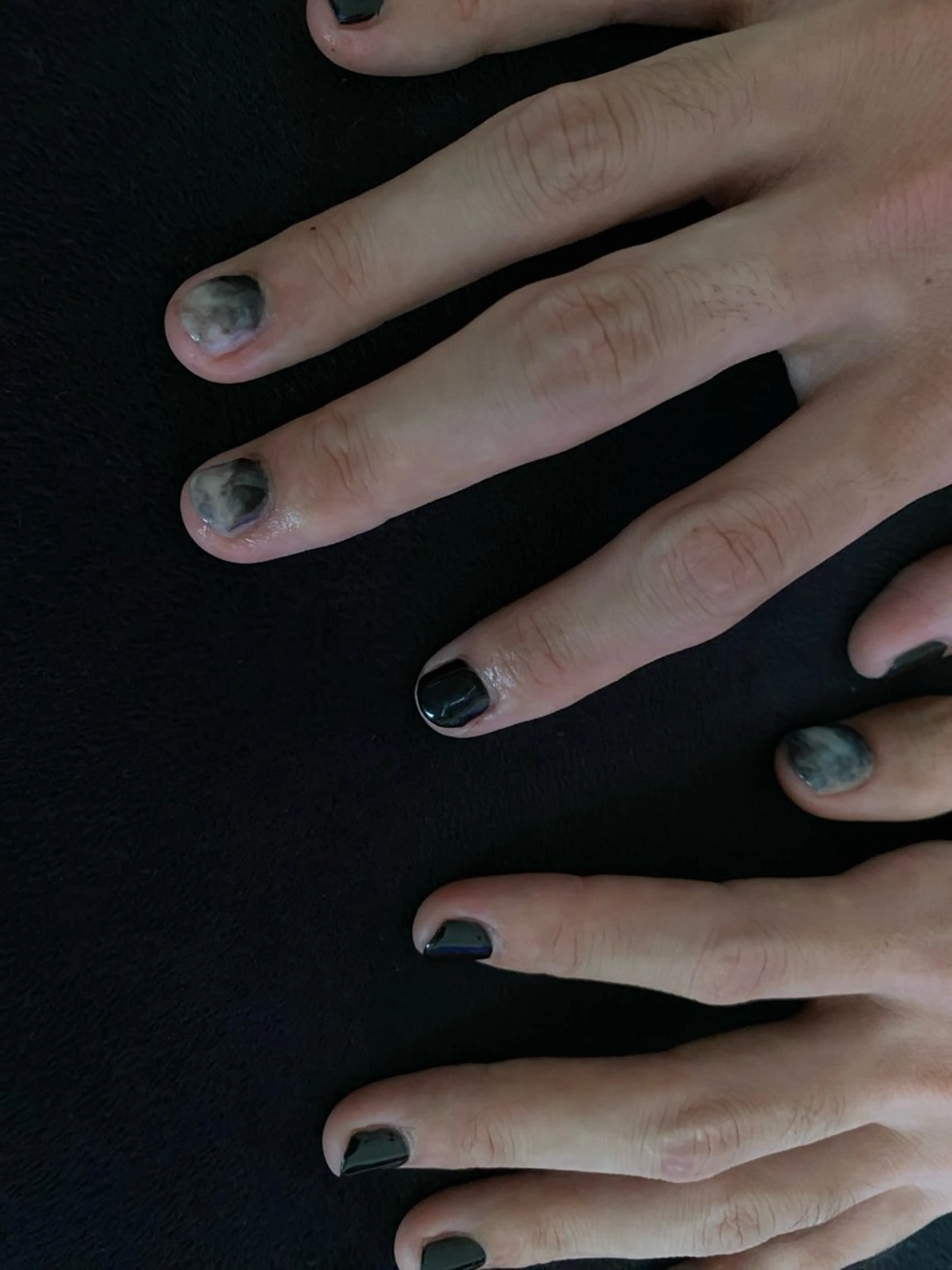 ネイル 大理石ネイル(マーブル) メンズネイル ニュアンスネイル LAJITTO所属・LAJITTO ANJUのネイルデザイン