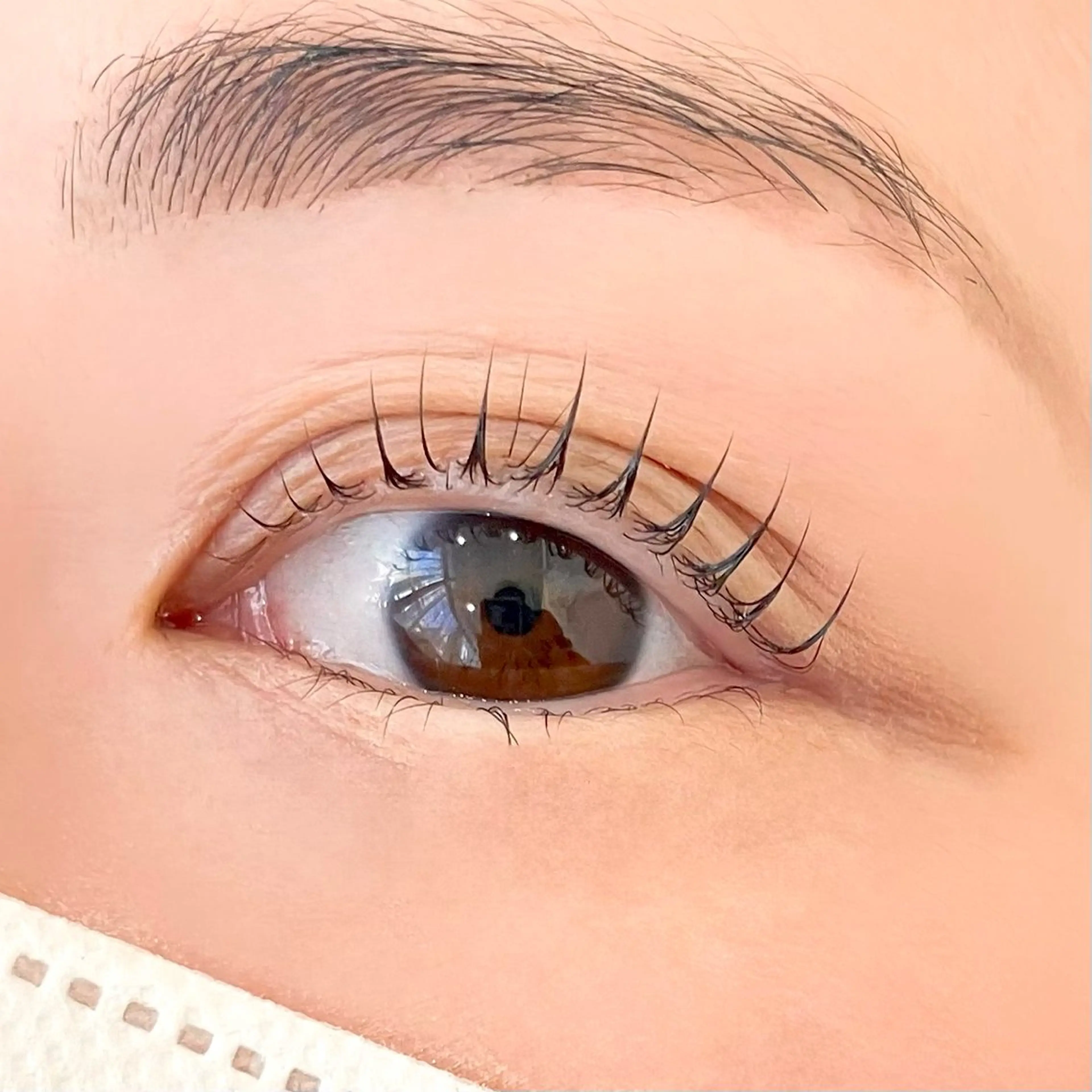 マツエク・マツパ 束感まつ毛 韓国風マツエク パリジェンヌラッシュリフト まつげパーマ 一重×まつ毛パーマ 渋谷／束感まつげ パーマ／YUKIのマツエク・マツパデザイン