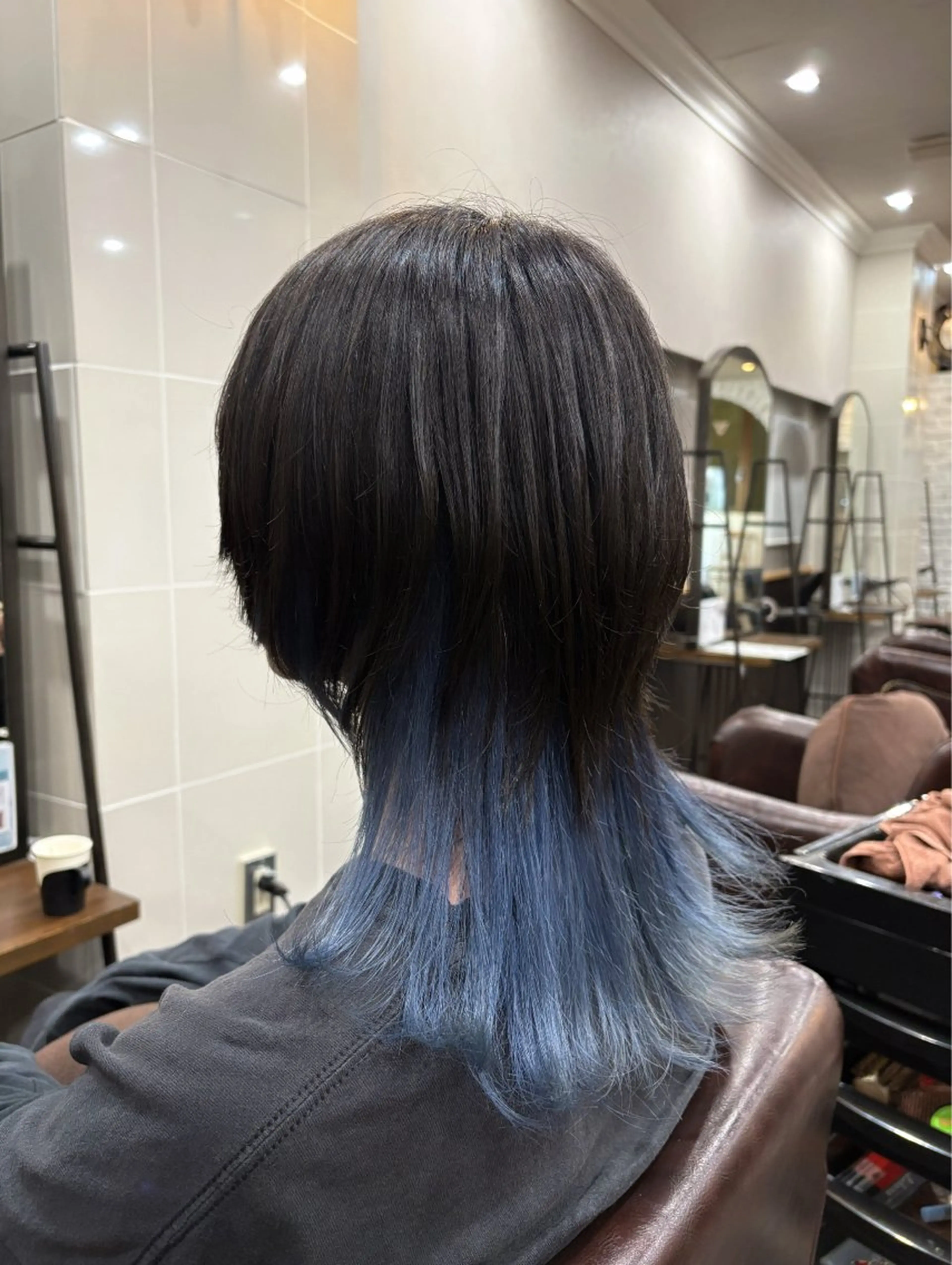 ロング カラー カット ヘアカラー トリートメント 🦄🩵YUNA 🩵🦄のヘアスタイル