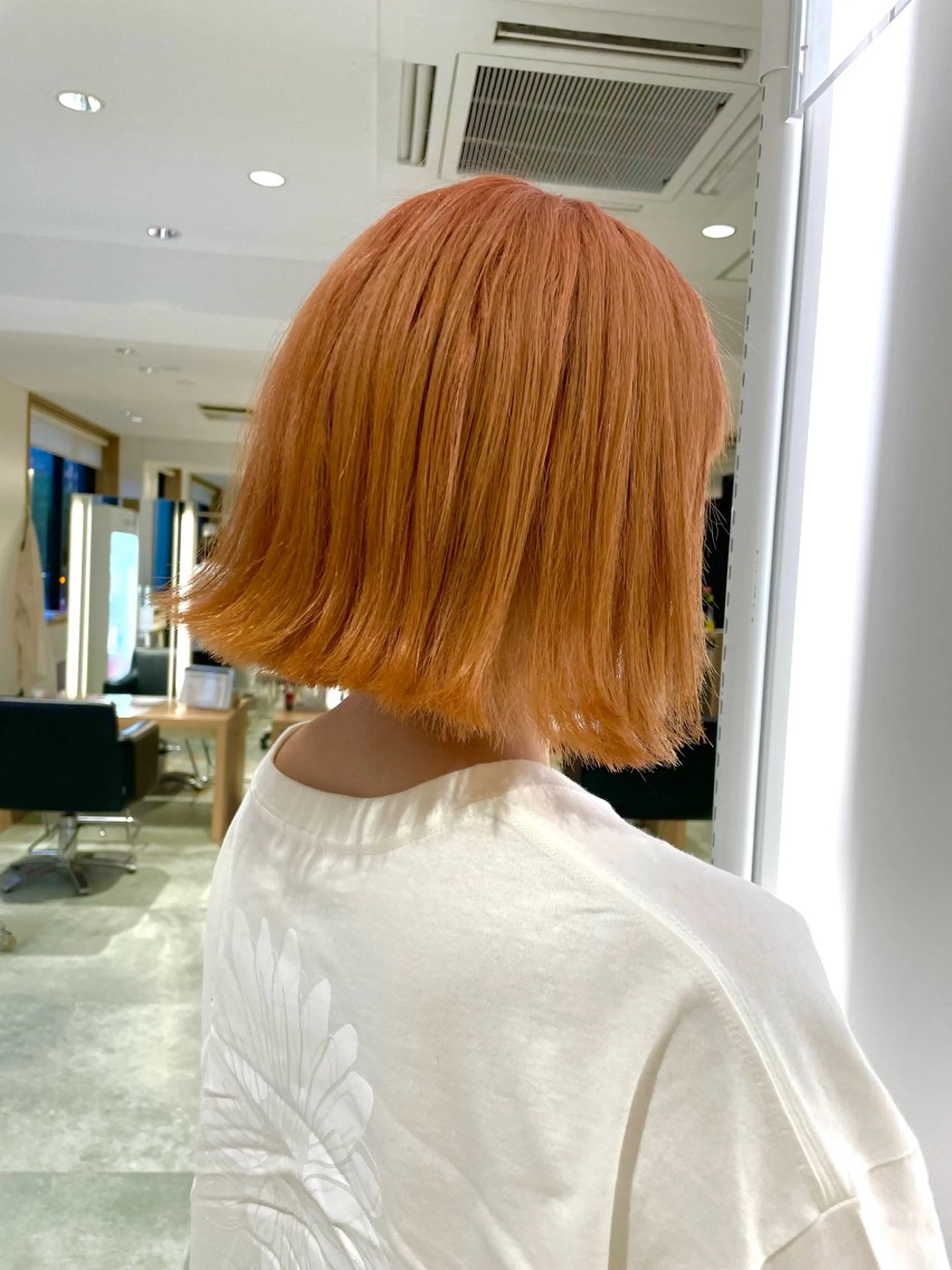 ミディアム カラー 長町/酸性ストレート /曲がる縮毛矯正のヘアスタイル