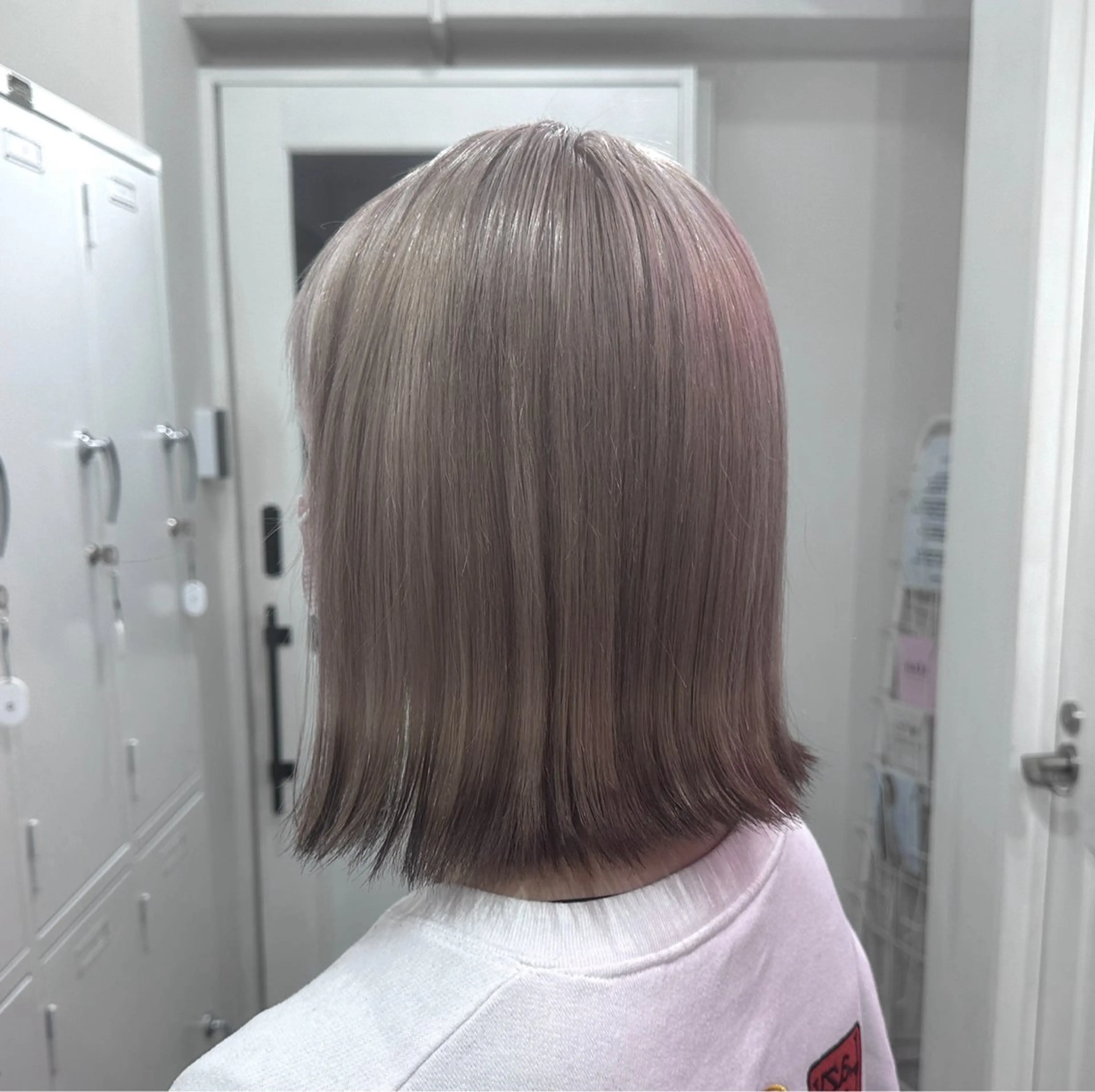 ショート カラー ハイトーン/ウルフ /エクステ/ましろのヘアスタイル