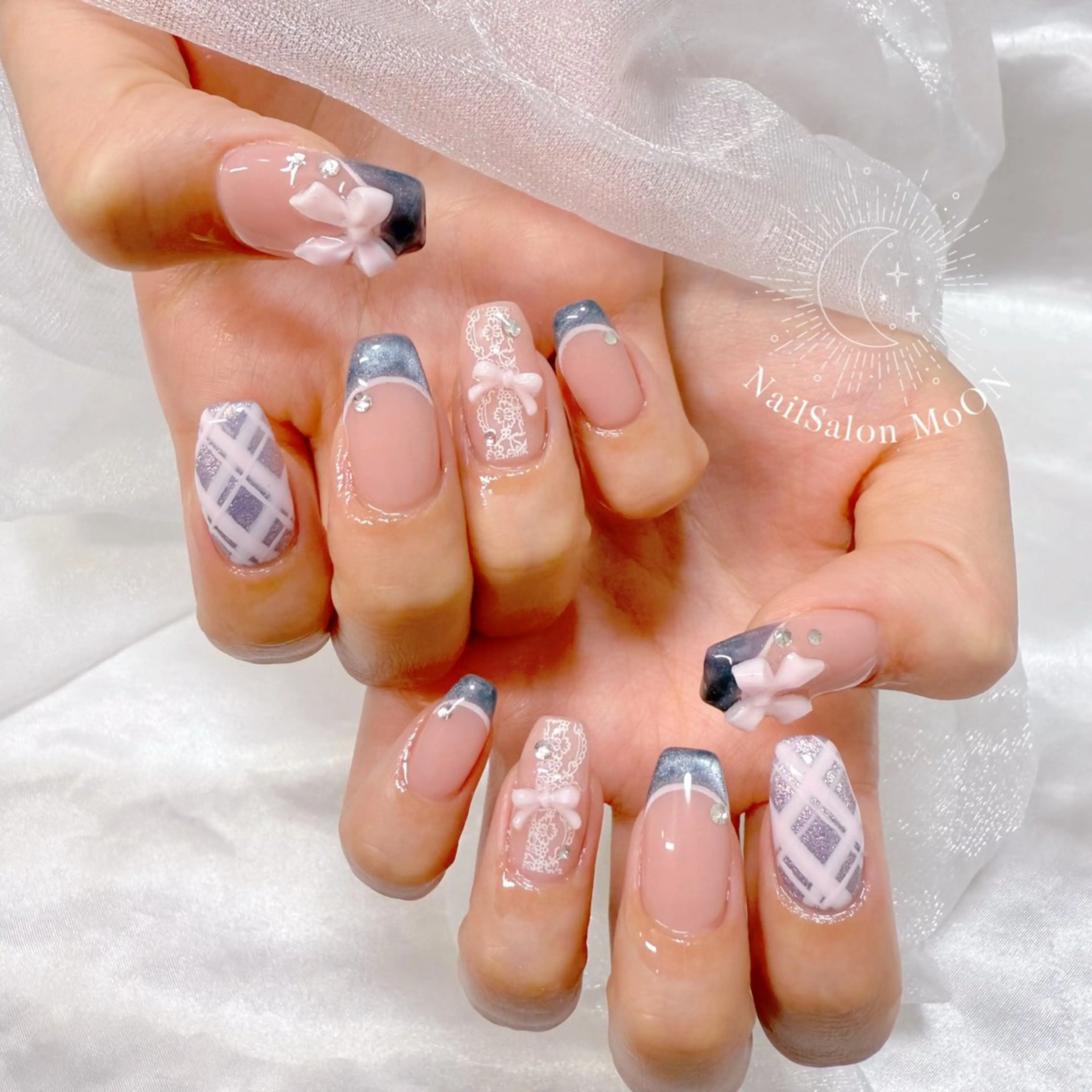 ネイル ハンドネイル ハンドケア MoON...❤︎ MeGuのネイルデザイン