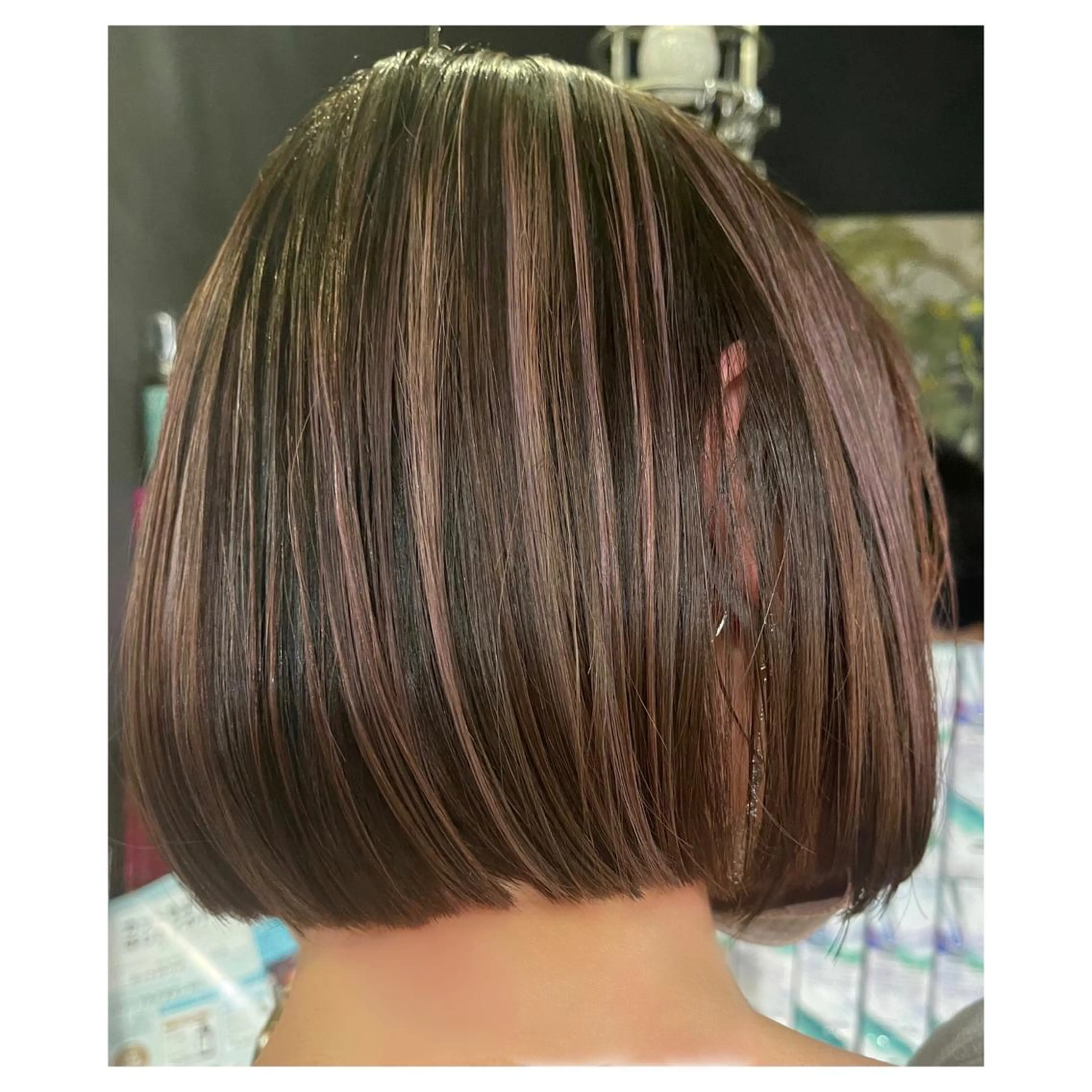 ショート ハイライト ヘアカラー アフィロス所属・五十嵐 舞のヘアスタイル