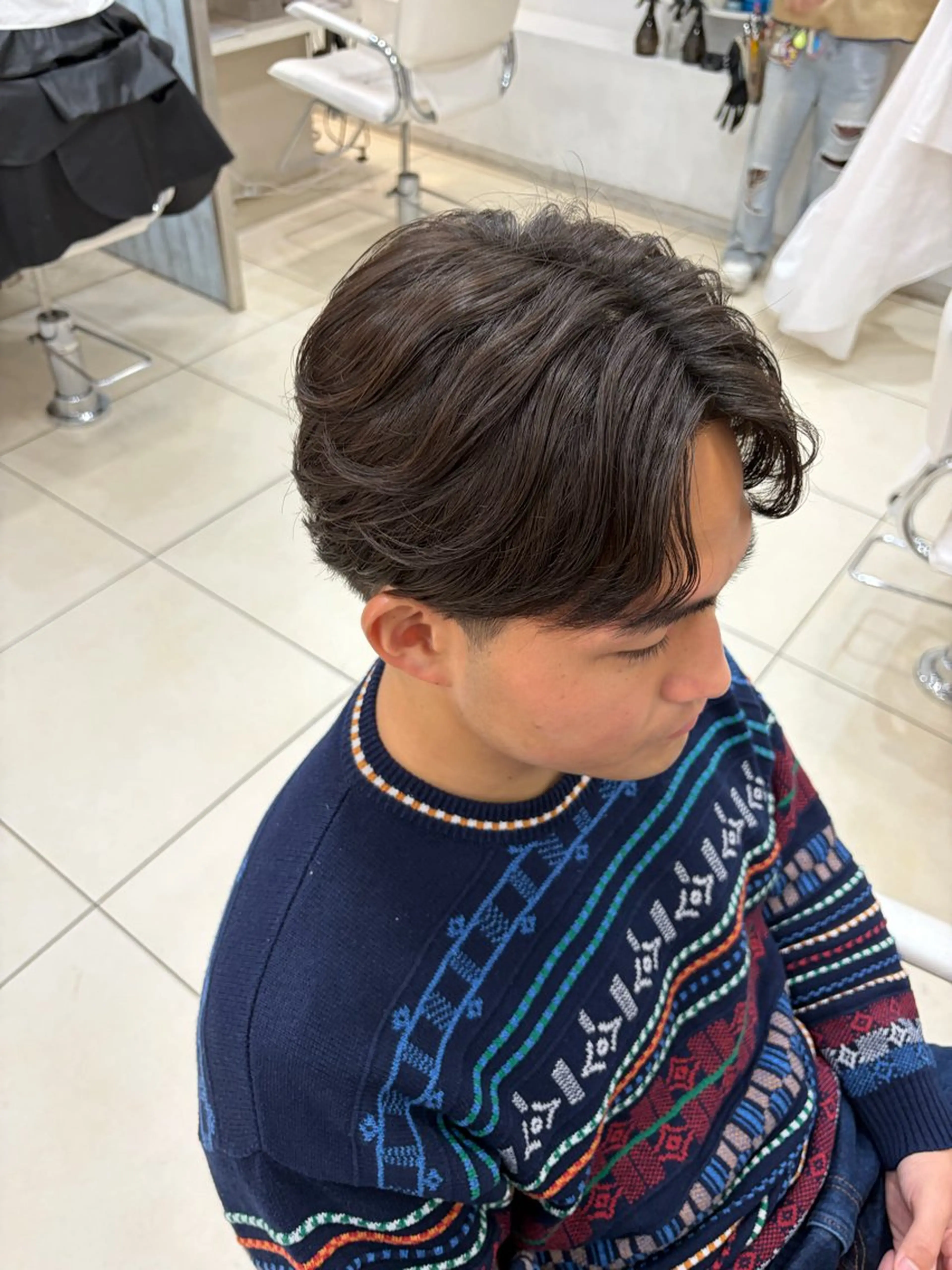 パーマ メンズ カット パーマ メンズニュアンス パーマ特化akaneのヘアスタイル