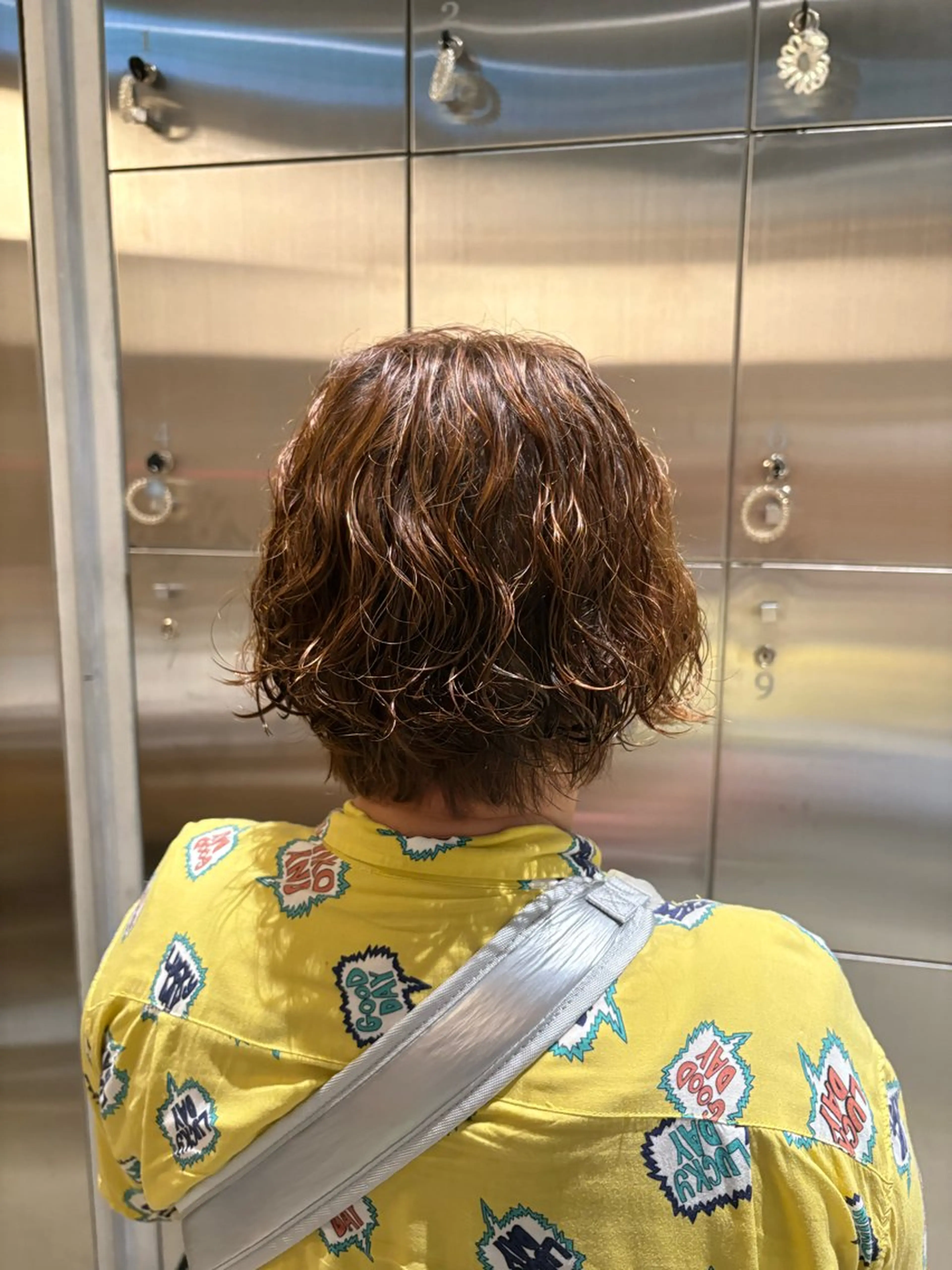 ショート パーマ ショートヘア 樋口 花穂のヘアスタイル