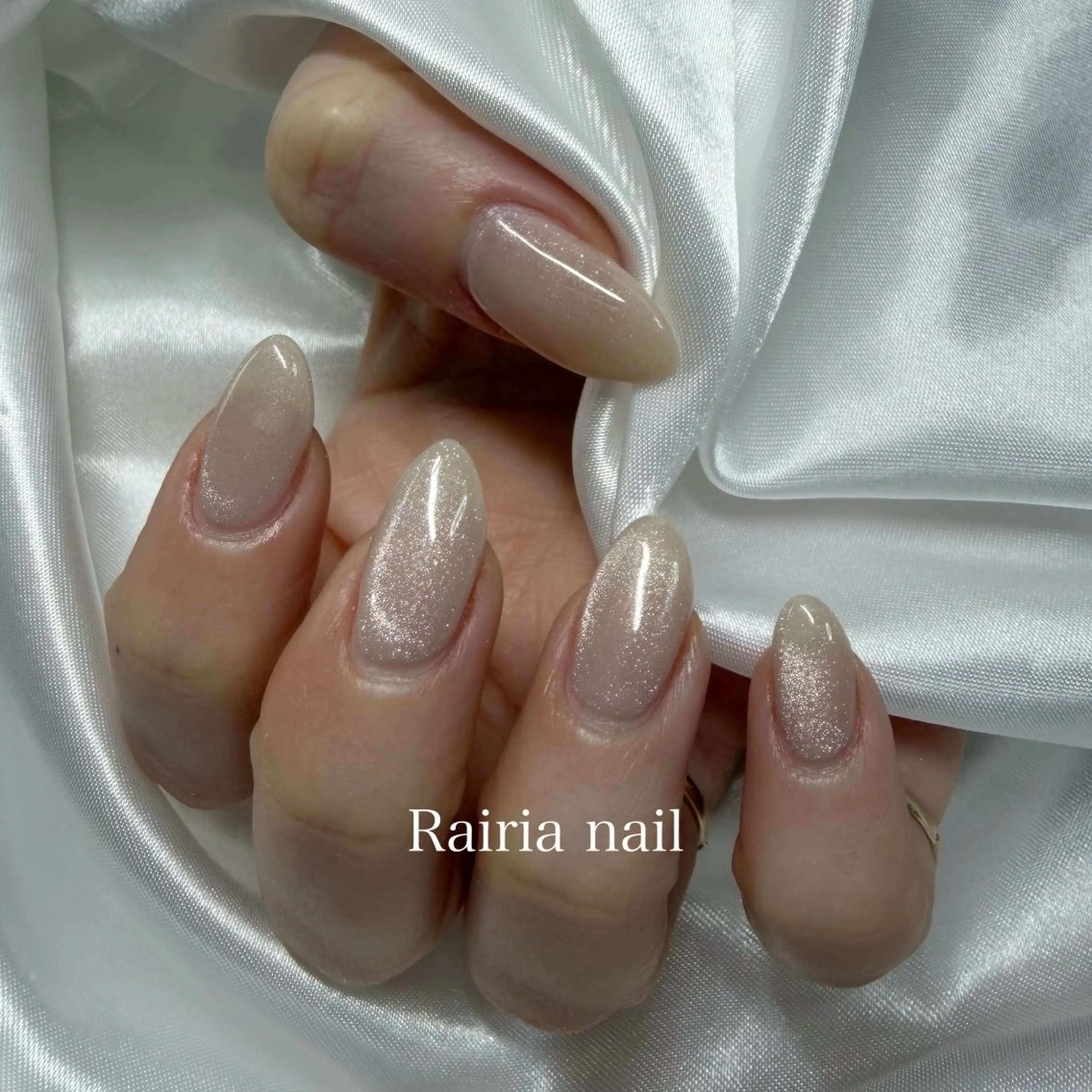 ネイル ラメ(グリッター) ワンカラーネイル Rairianail 川越店 山口のネイルデザイン