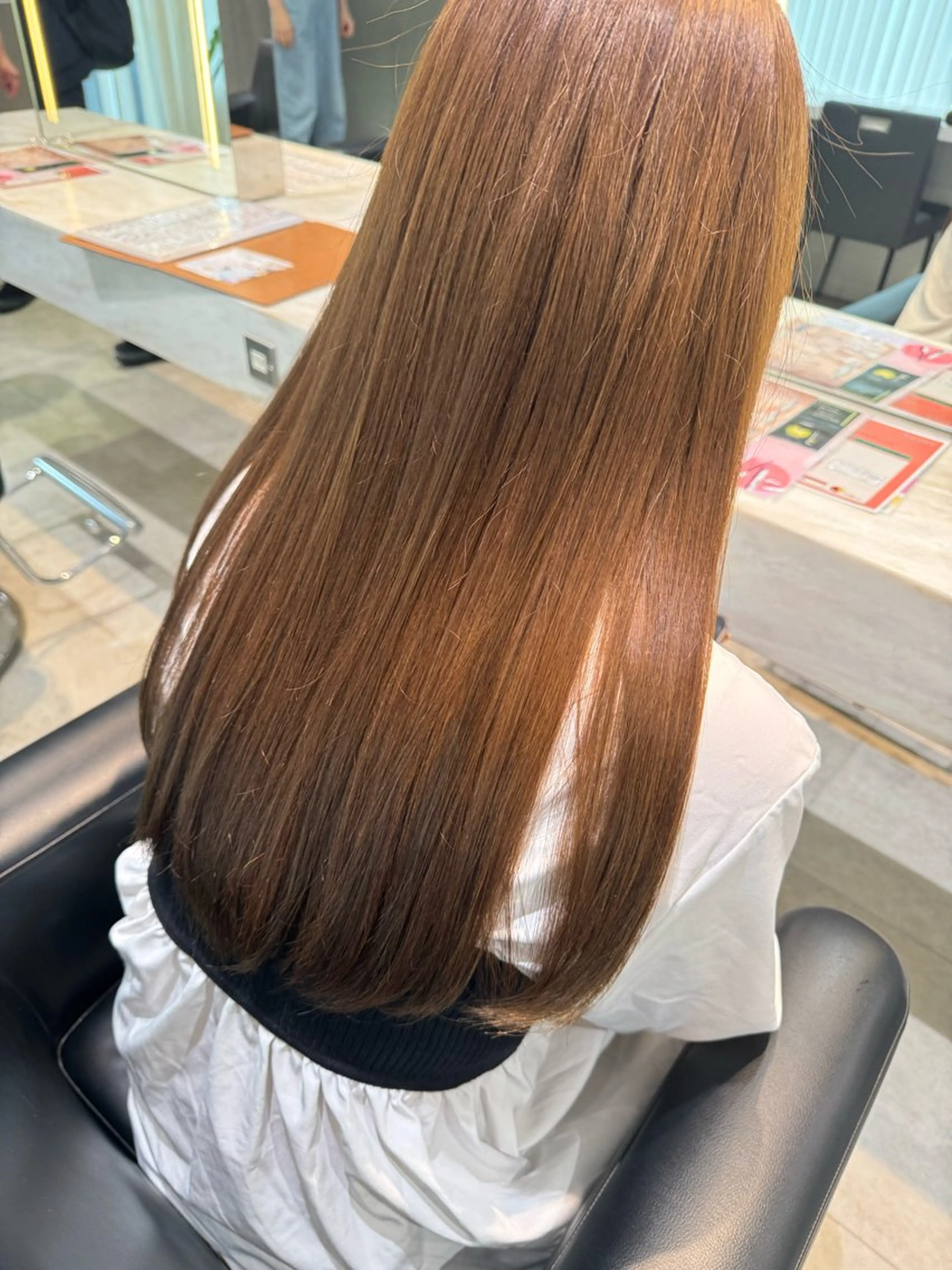 《ｵｽｽﾒ!!》 髪質改善カラー🫧 柔らかいサラッとした仕上がりにの写真