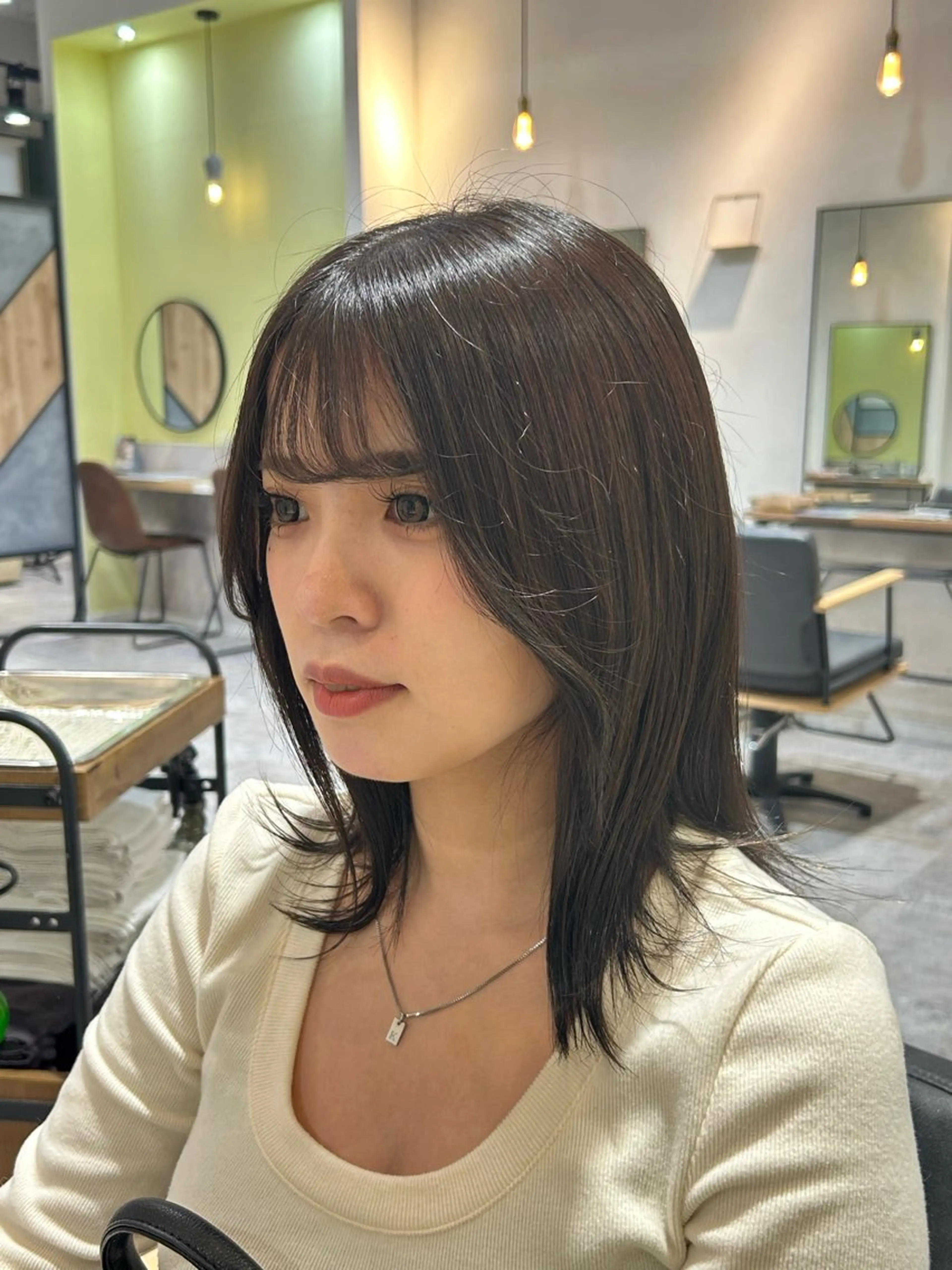 ワンカラー+髪質改善トリートメント+シャンプーブローの写真