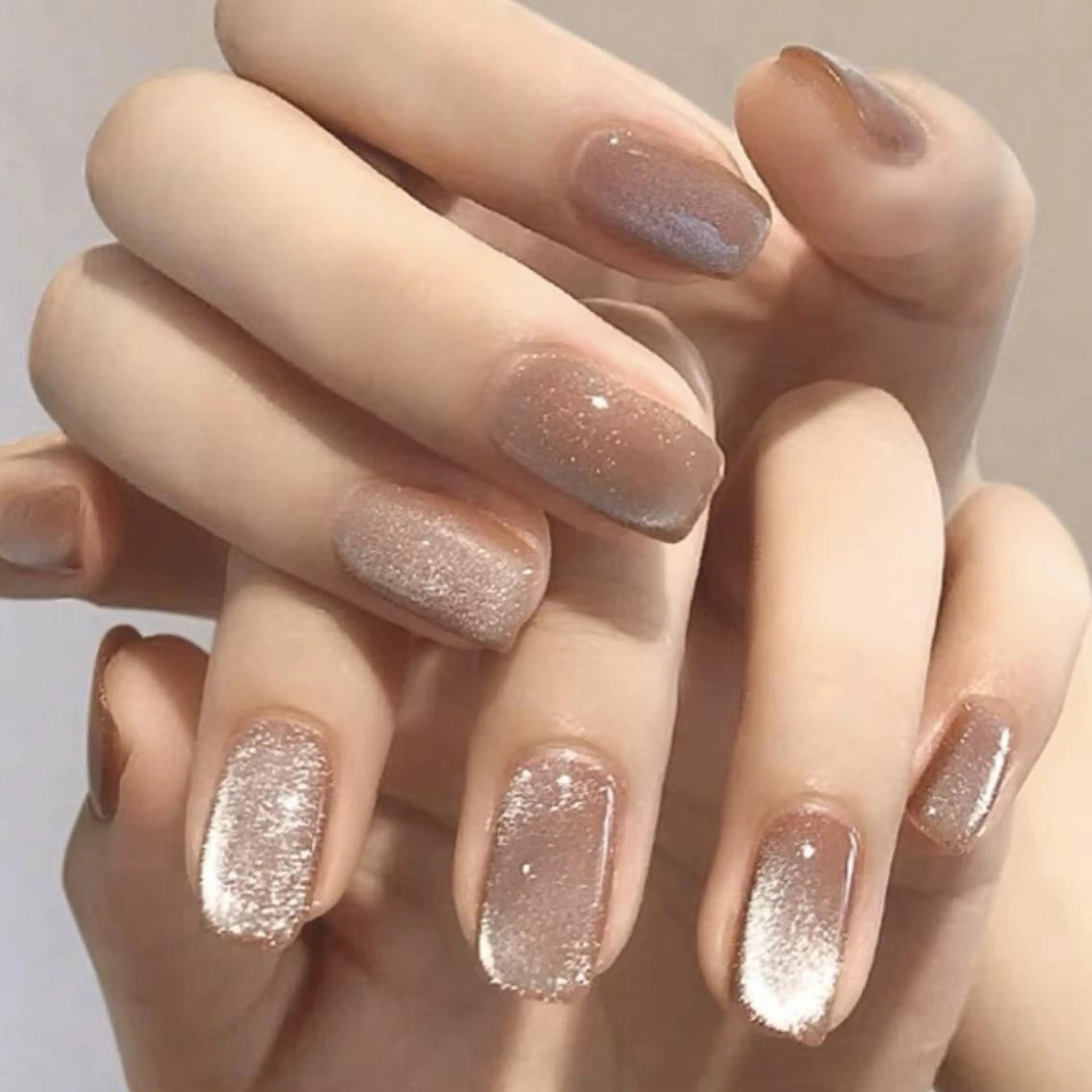 ショート ハンドネイル ハンドケア Diamond ✨のネイルデザイン