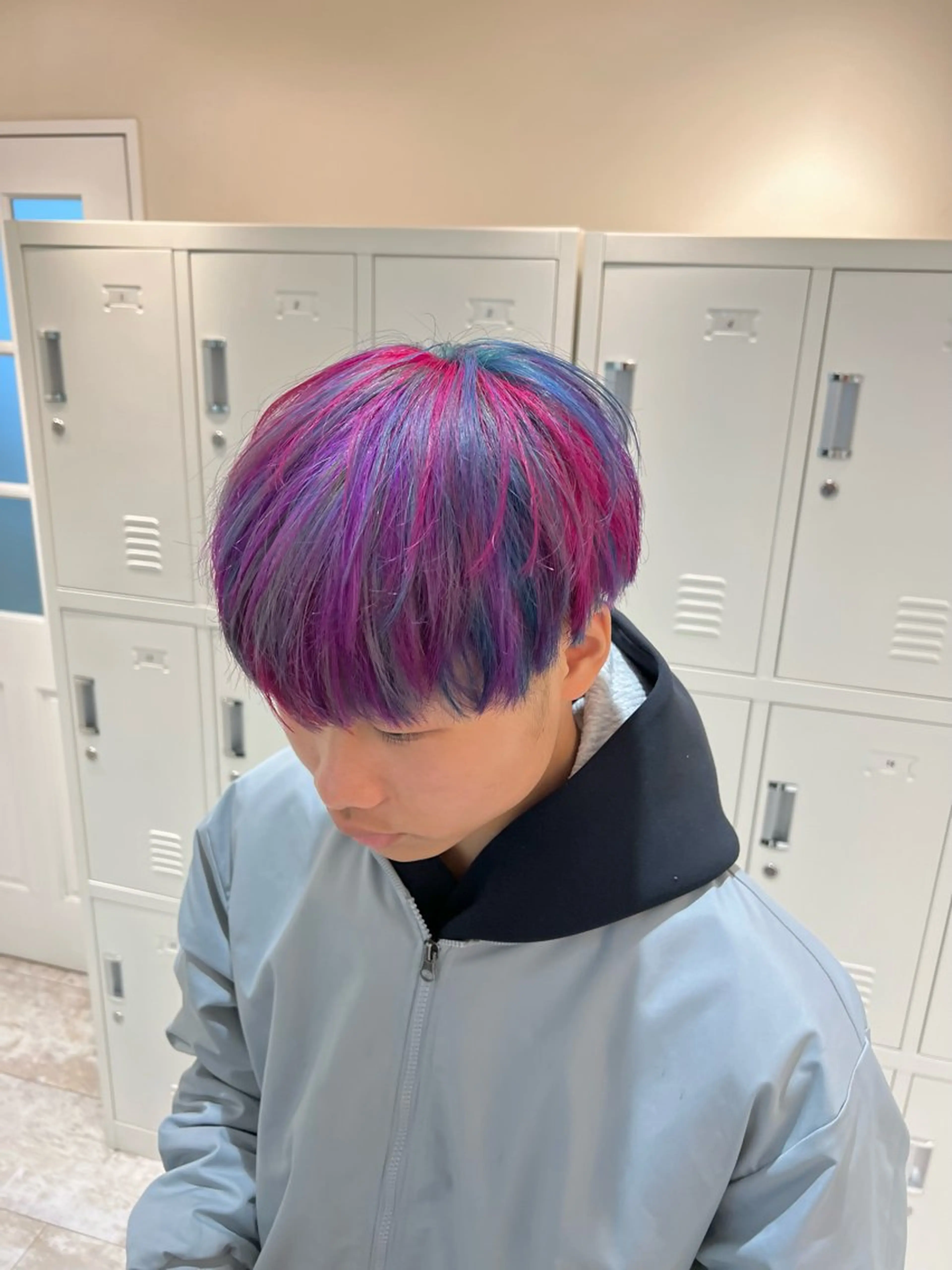 メンズ メンズバレイヤージュ メンズハイライト メンズ/メンズカラー 🍏すがのみき🍏のヘアスタイル