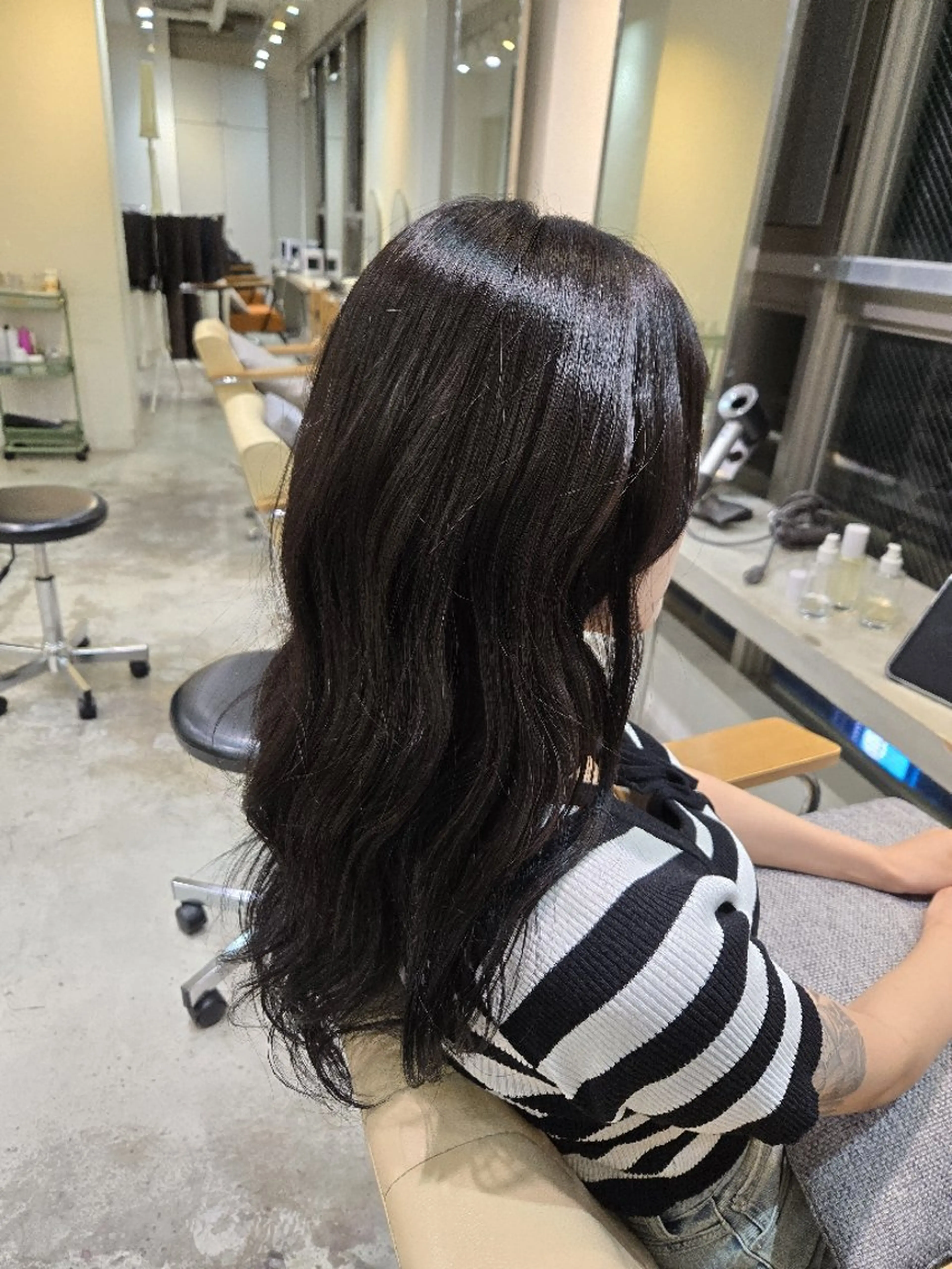 ロング 韓国風ヘア FILMS 柏所属・UCHIBORI NAMIのヘアスタイル