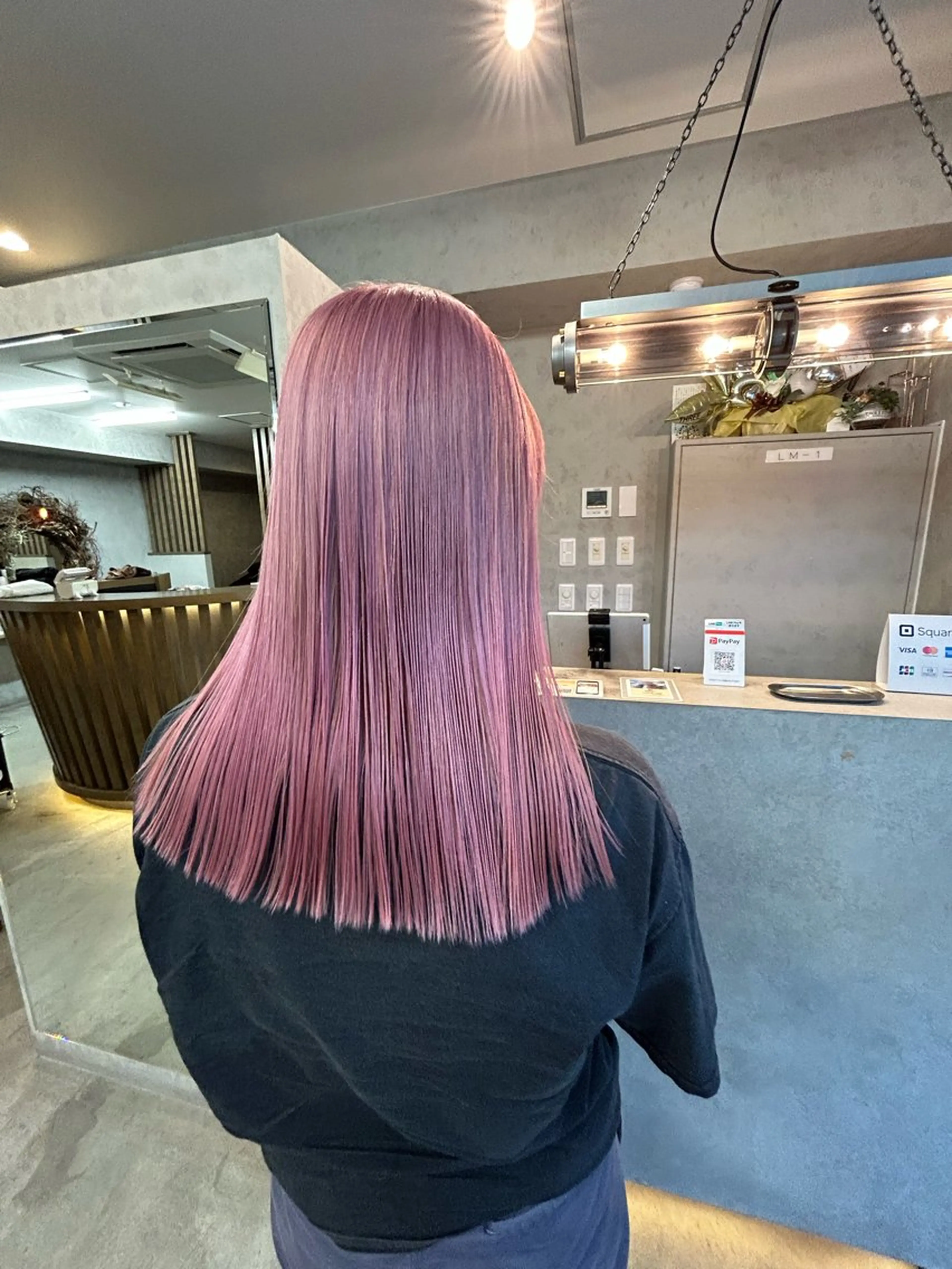 ロング カラー ヘアカラー トリートメント Haru/THREE …by velvetのヘアスタイル