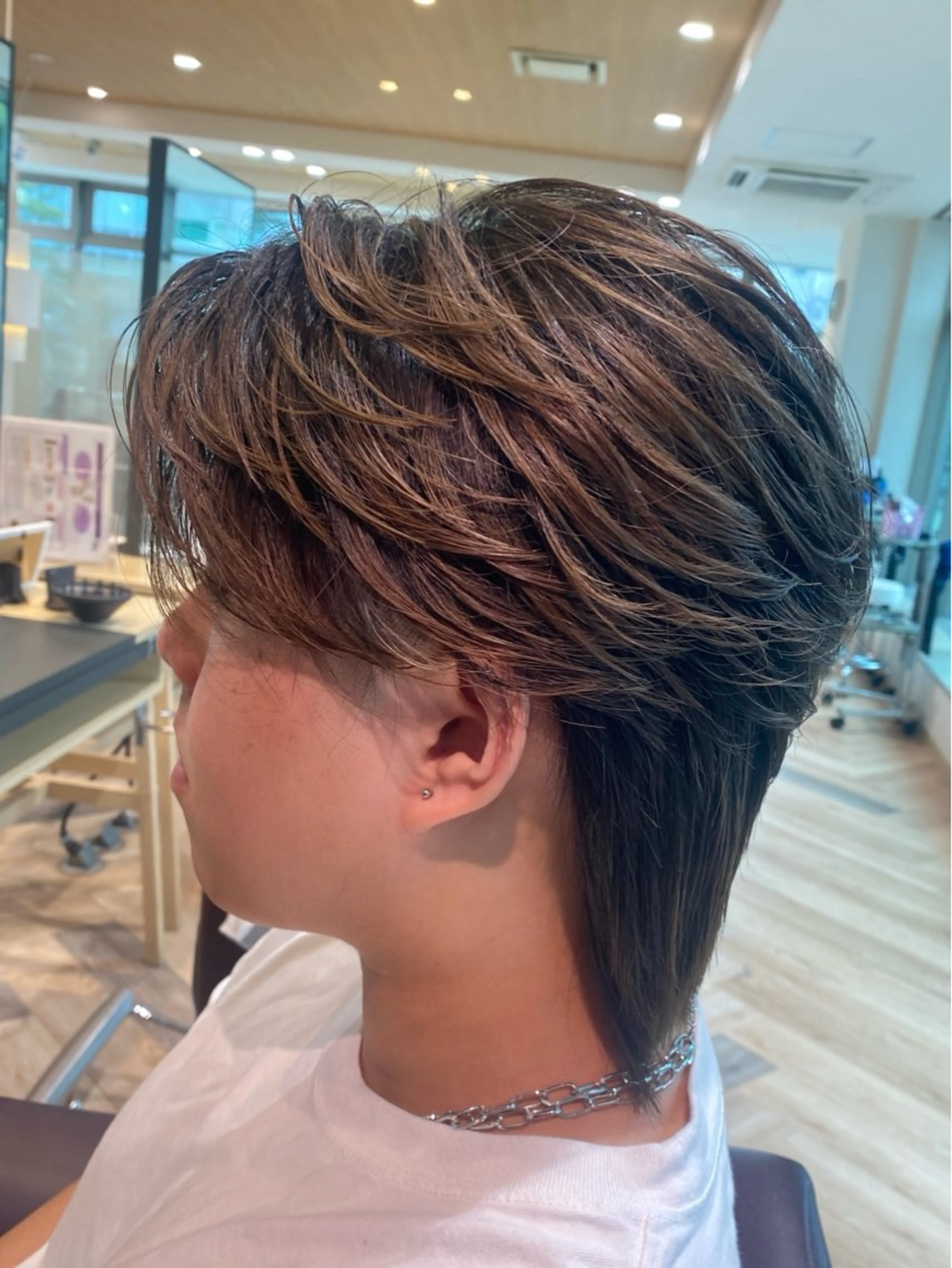 メンズ メンズ特化/フェザー /パーマ/伊勢元のヘアスタイル