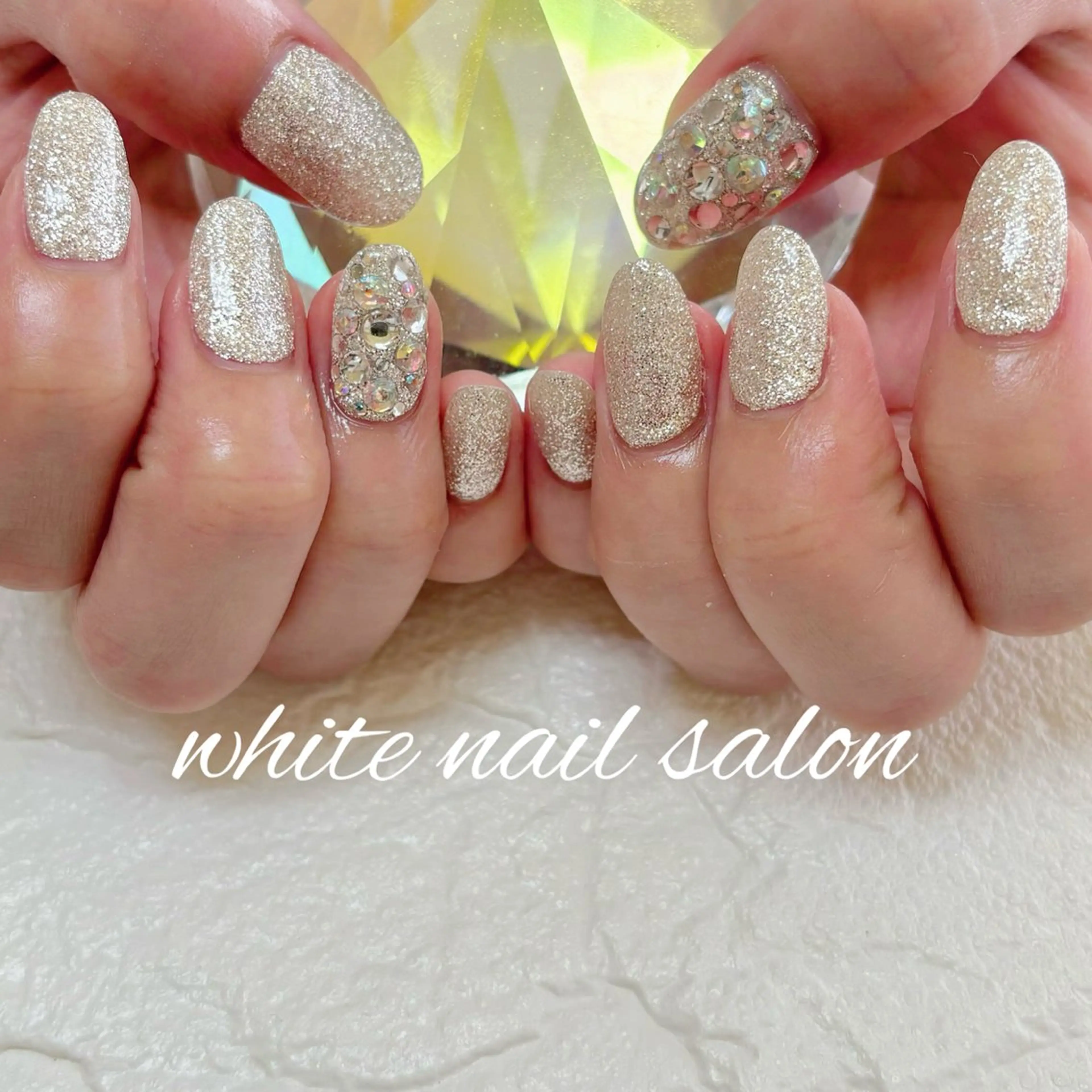 ネイル フットネイル 持ち込み ハンドネイル white nail salonのネイルデザイン