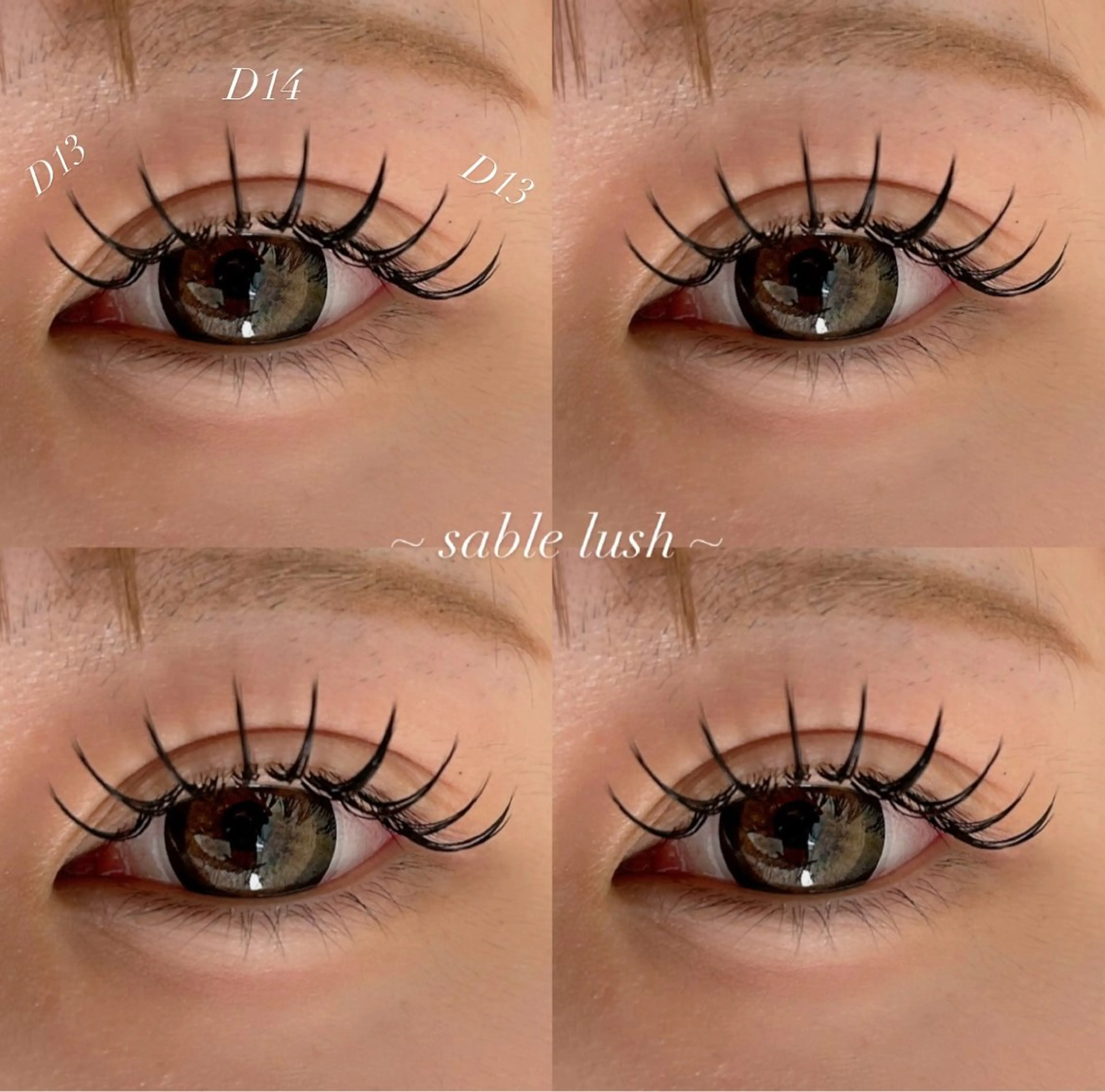 マツエク・マツパ セーブル マツエク luana sayakaのマツエク・マツパデザイン