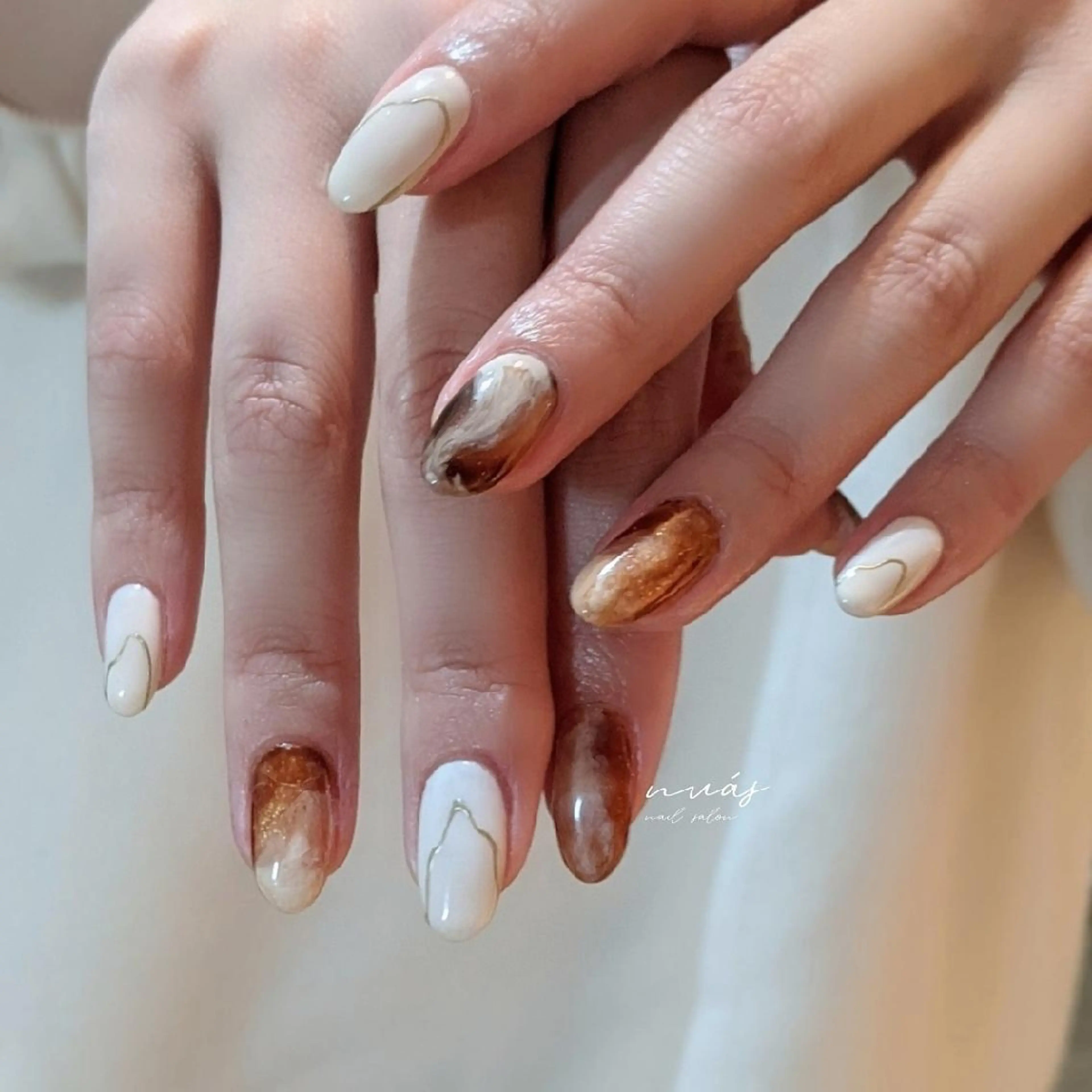 ネイル ハンドネイル nuás nail & eyeのネイルデザイン