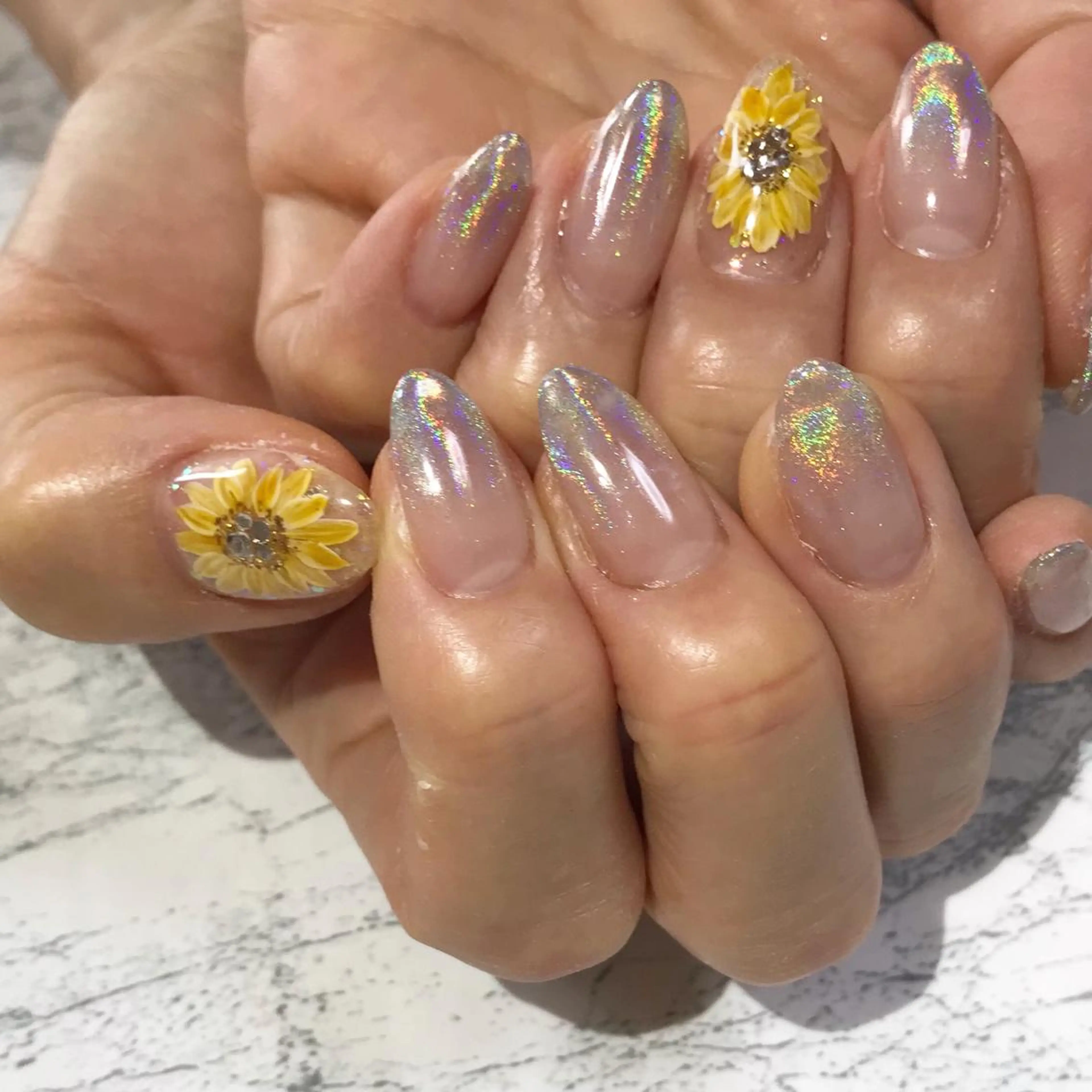 ネイル フットネイル ニュアンスネイル シンプルネイル 春ネイル 夏ネイル ハンドネイル ネイル フフラ所属・nail fufla ♡yamane♡のネイルデザイン
