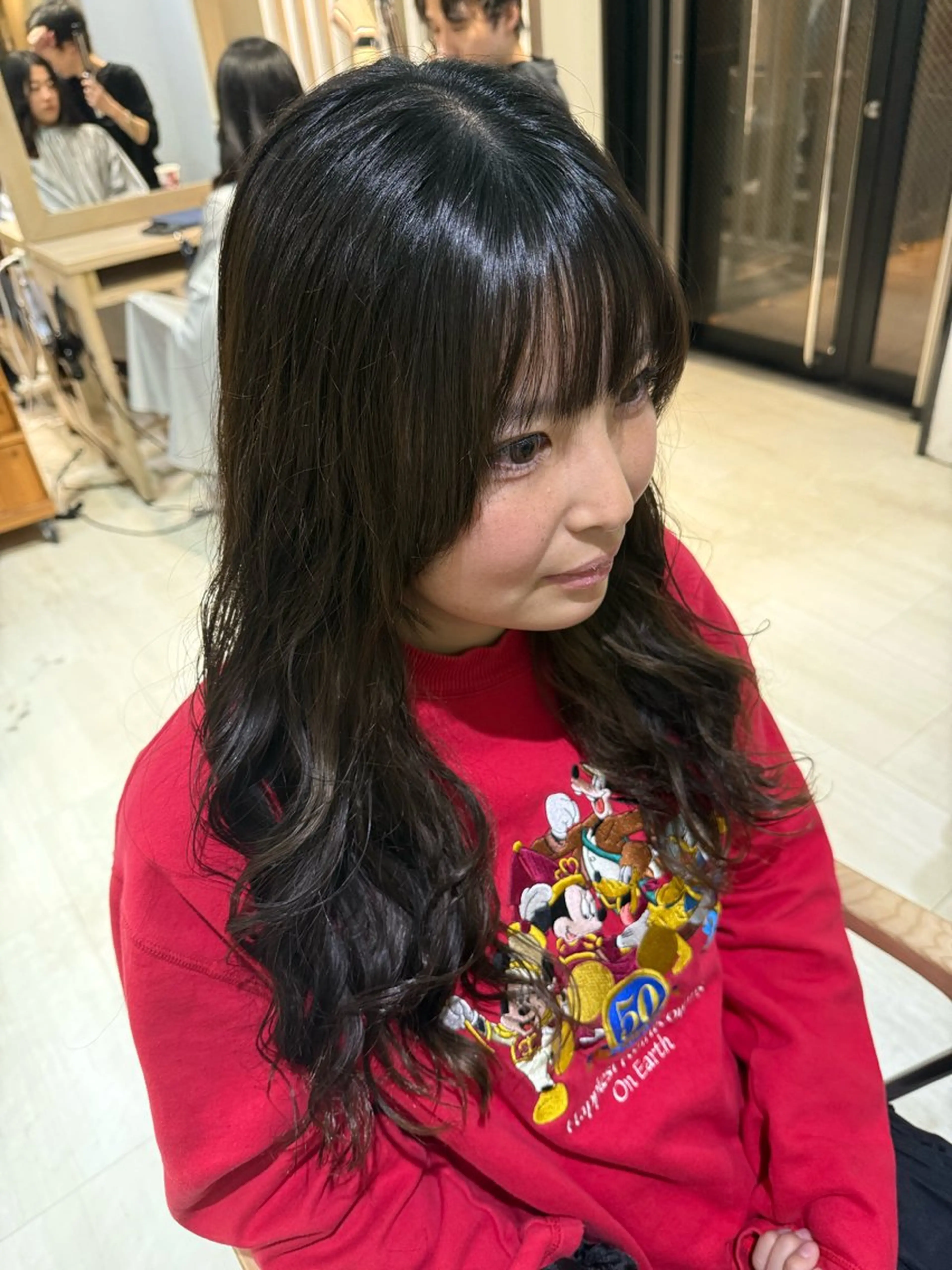 ロング カット パーマ ACT 表参道所属・YUINA モデル様募集🍀のヘアスタイル