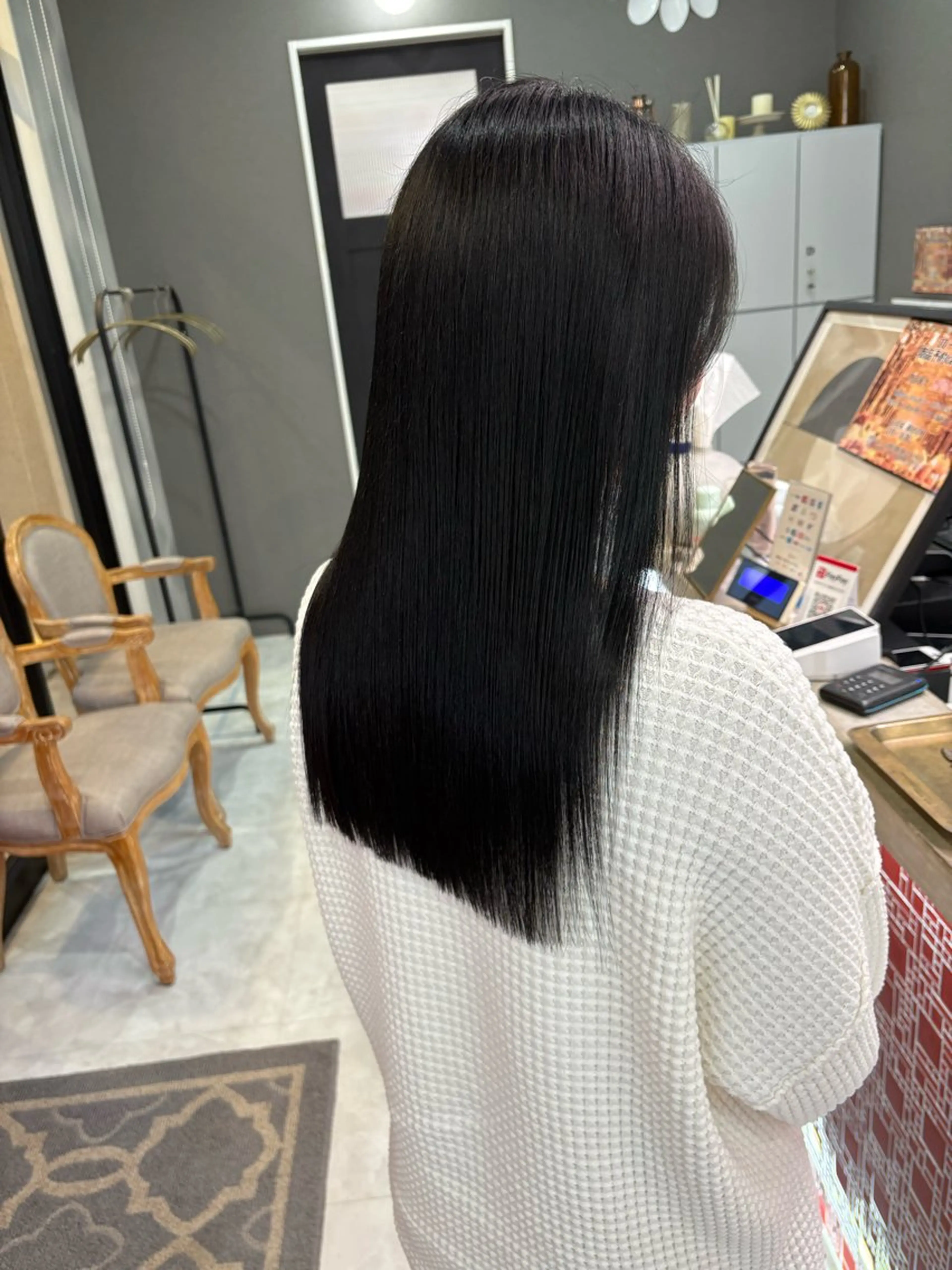 ロング 髪質改善 トリートメント 宇佐美 柊のヘアスタイル