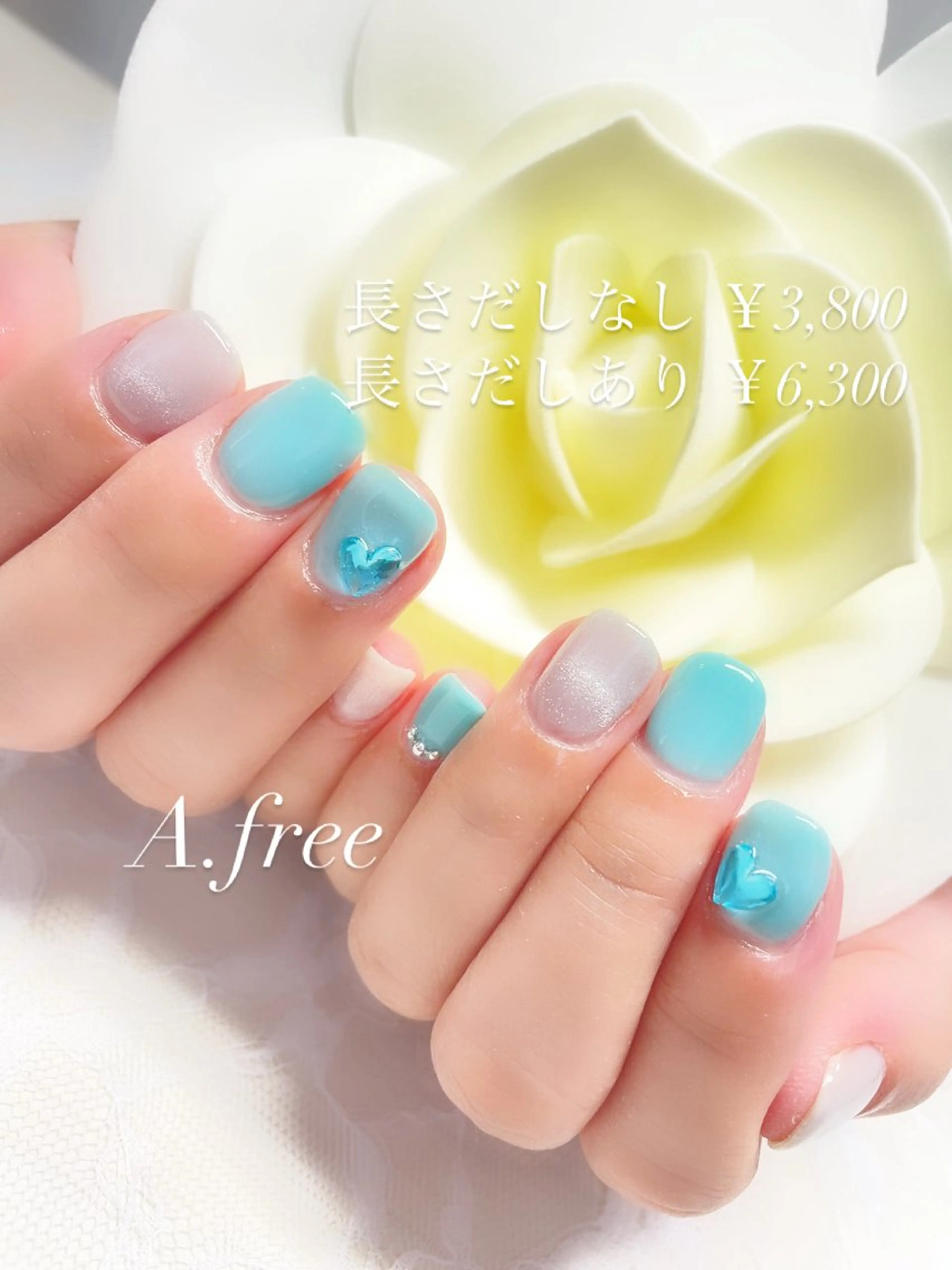 ネイル A.free✧*｡ アレルギー対応✧*｡のネイルデザイン