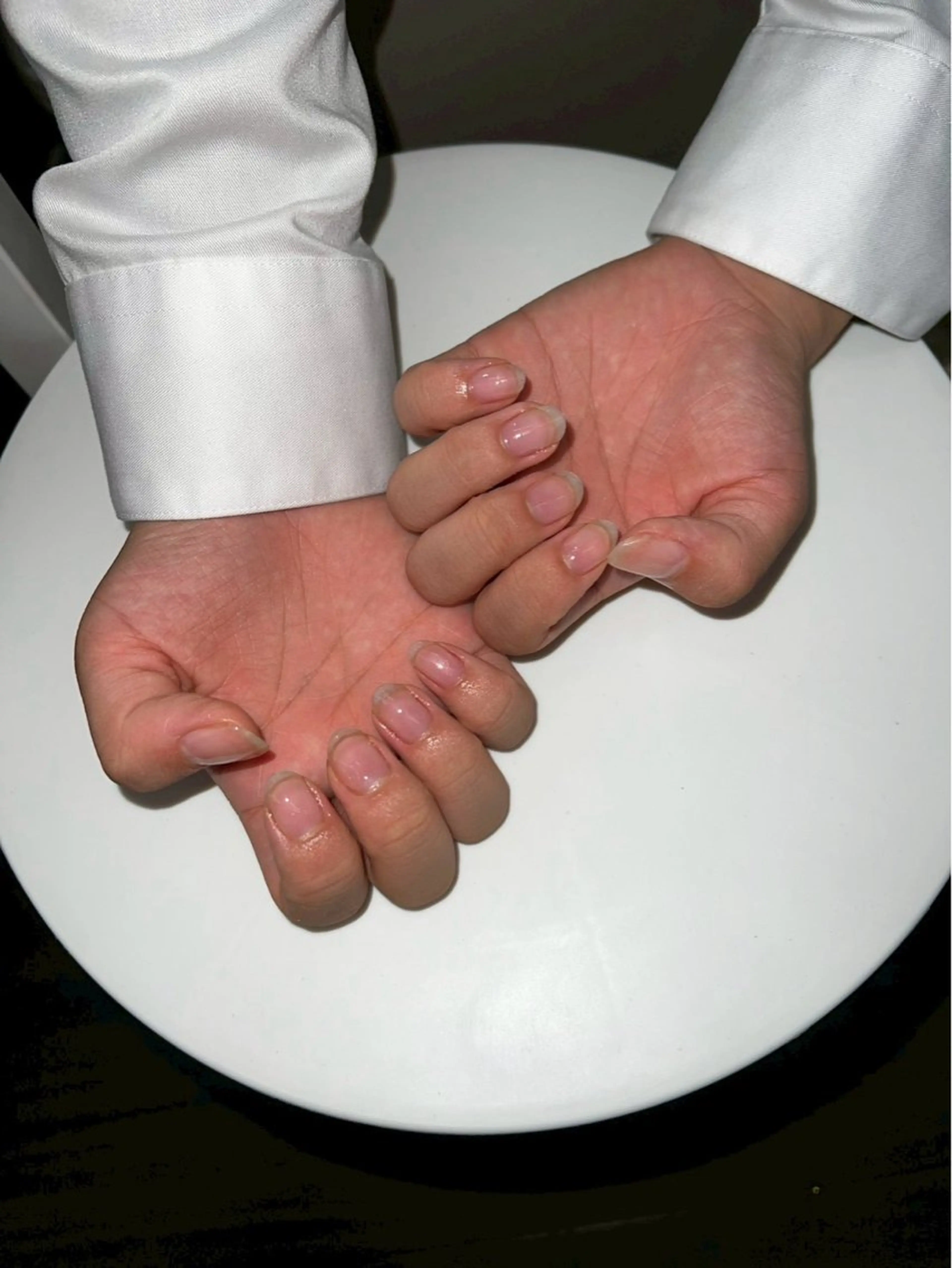 ネイル クリアネイル ジェルネイル KITTY Mayuのネイルデザイン