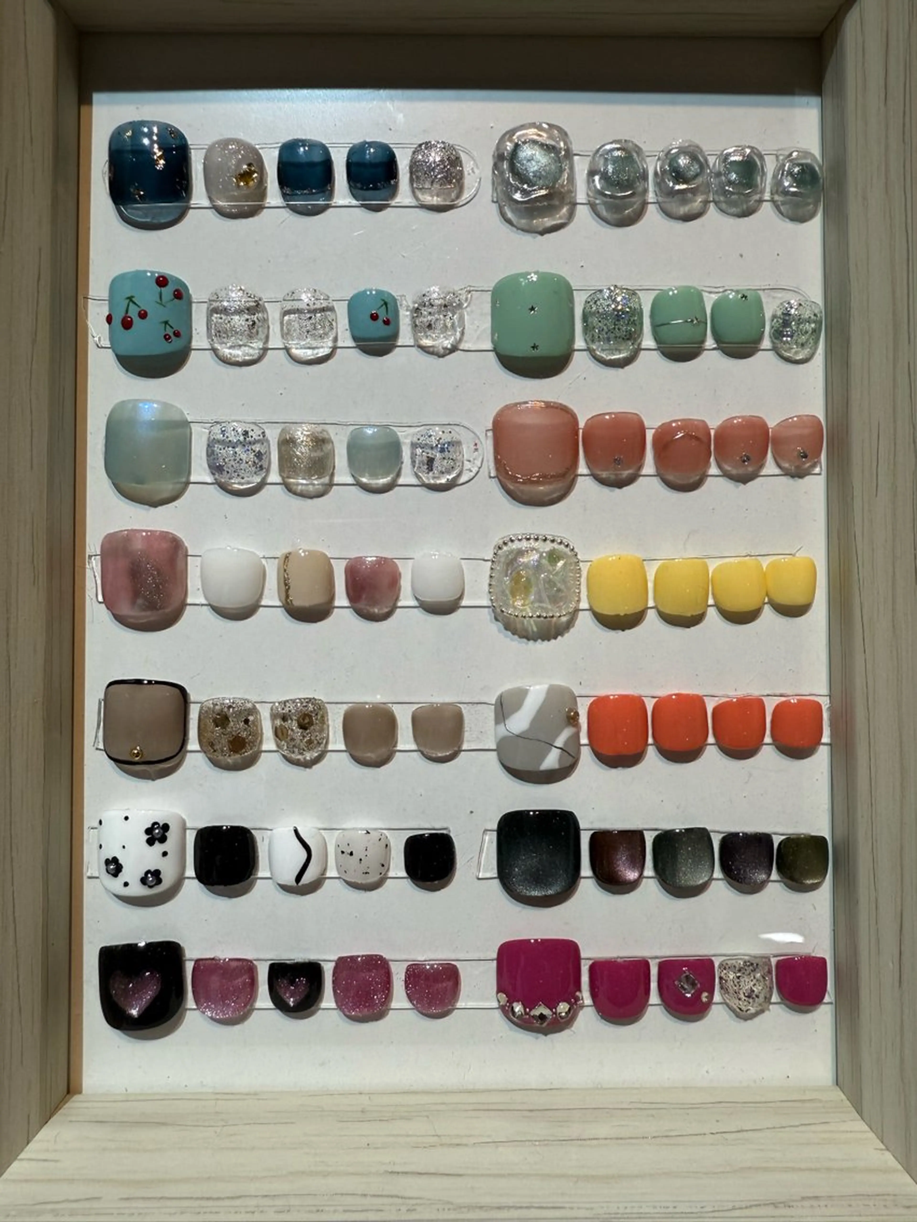 🏖️フットネイル🌀当店定額メニュー⭐️夏🉐キャンペーン👉アロマフットバス付き🐳初回オフ無料の写真