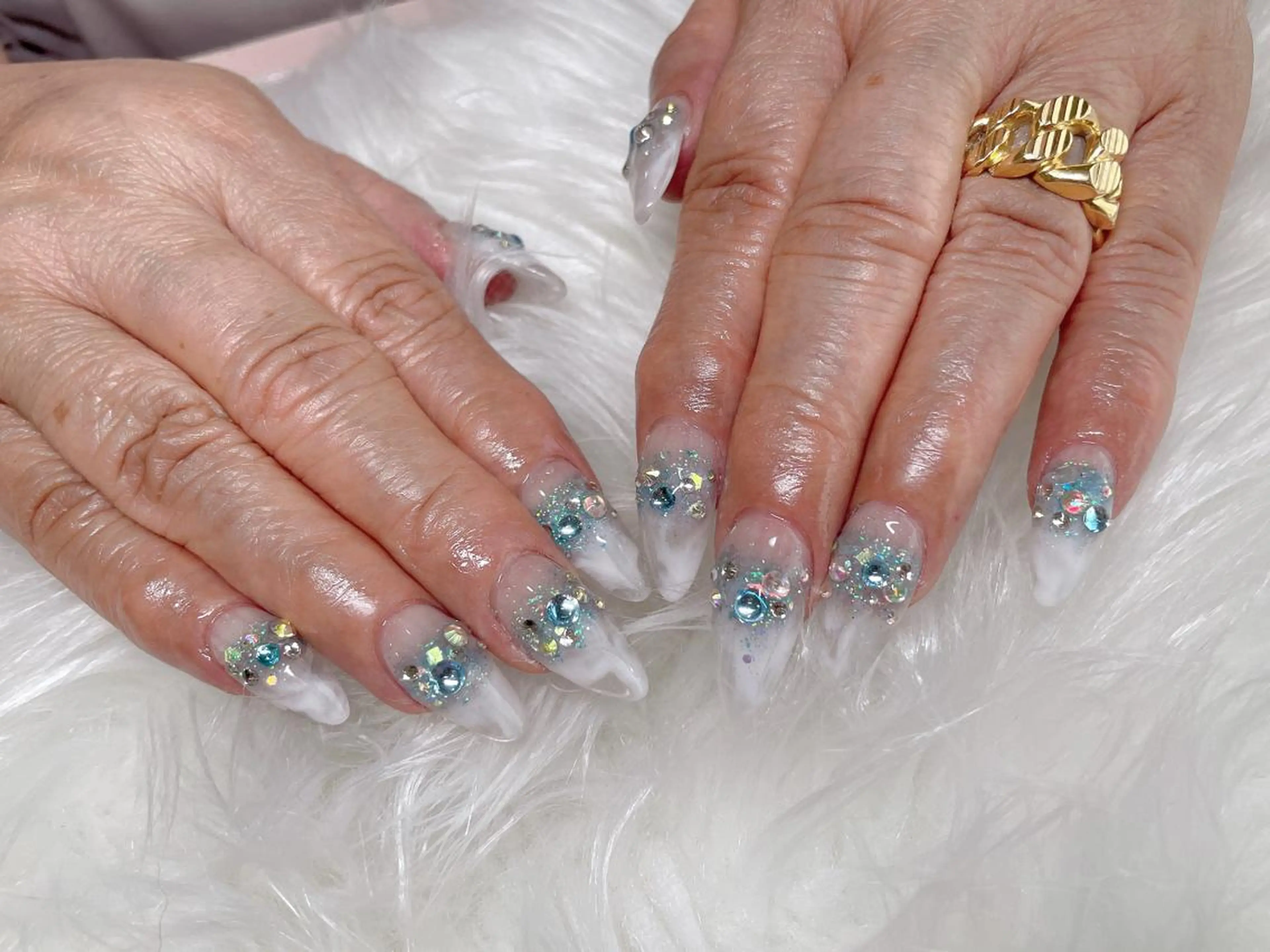 ミディアム ネイル 《LB》ラブリエ Nail&eyeのマツエク・マツパデザイン