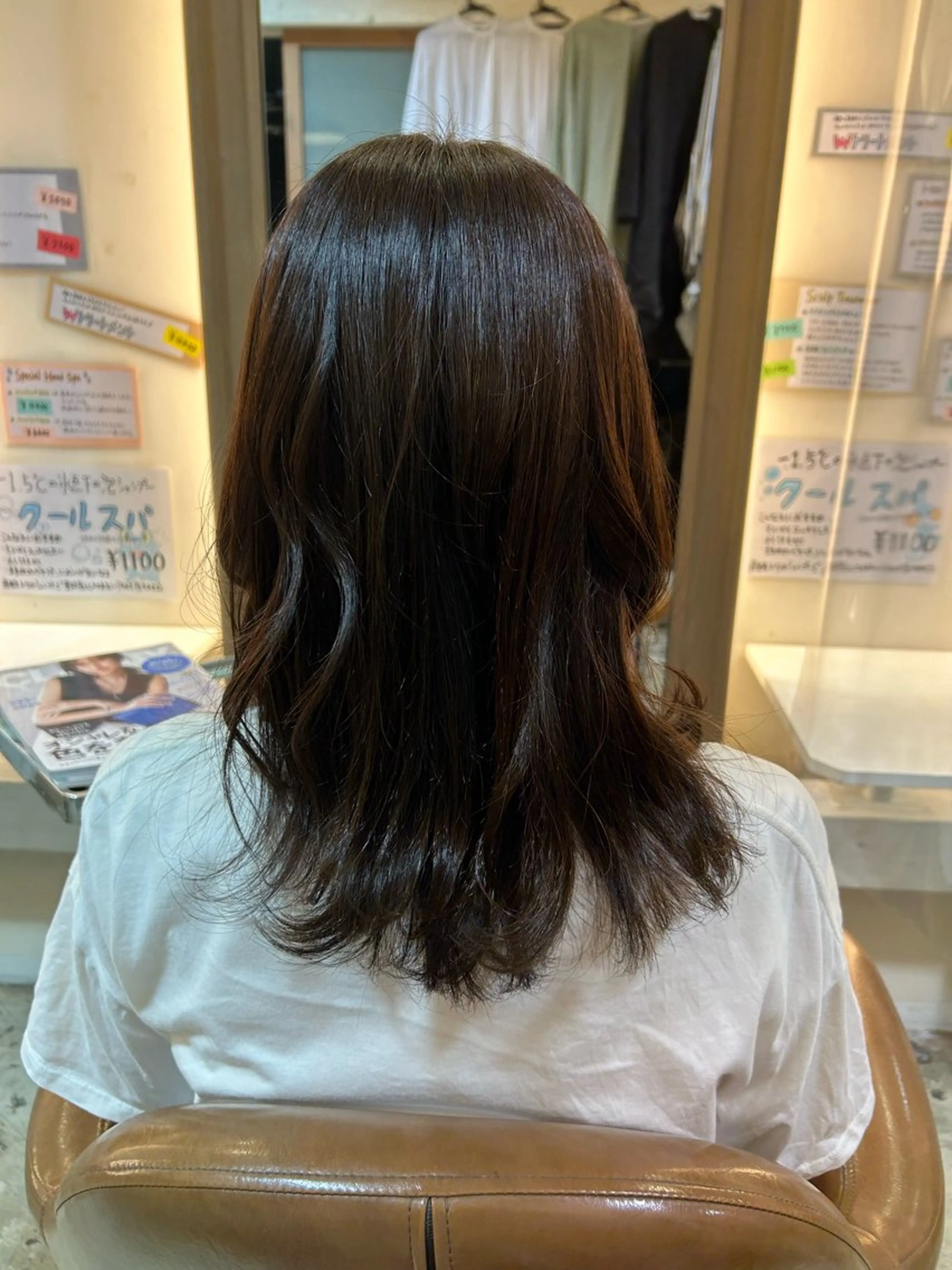 セミロング カラー unsarto所属・レイヤー💫パーマ 🌙 nanacoのヘアスタイル