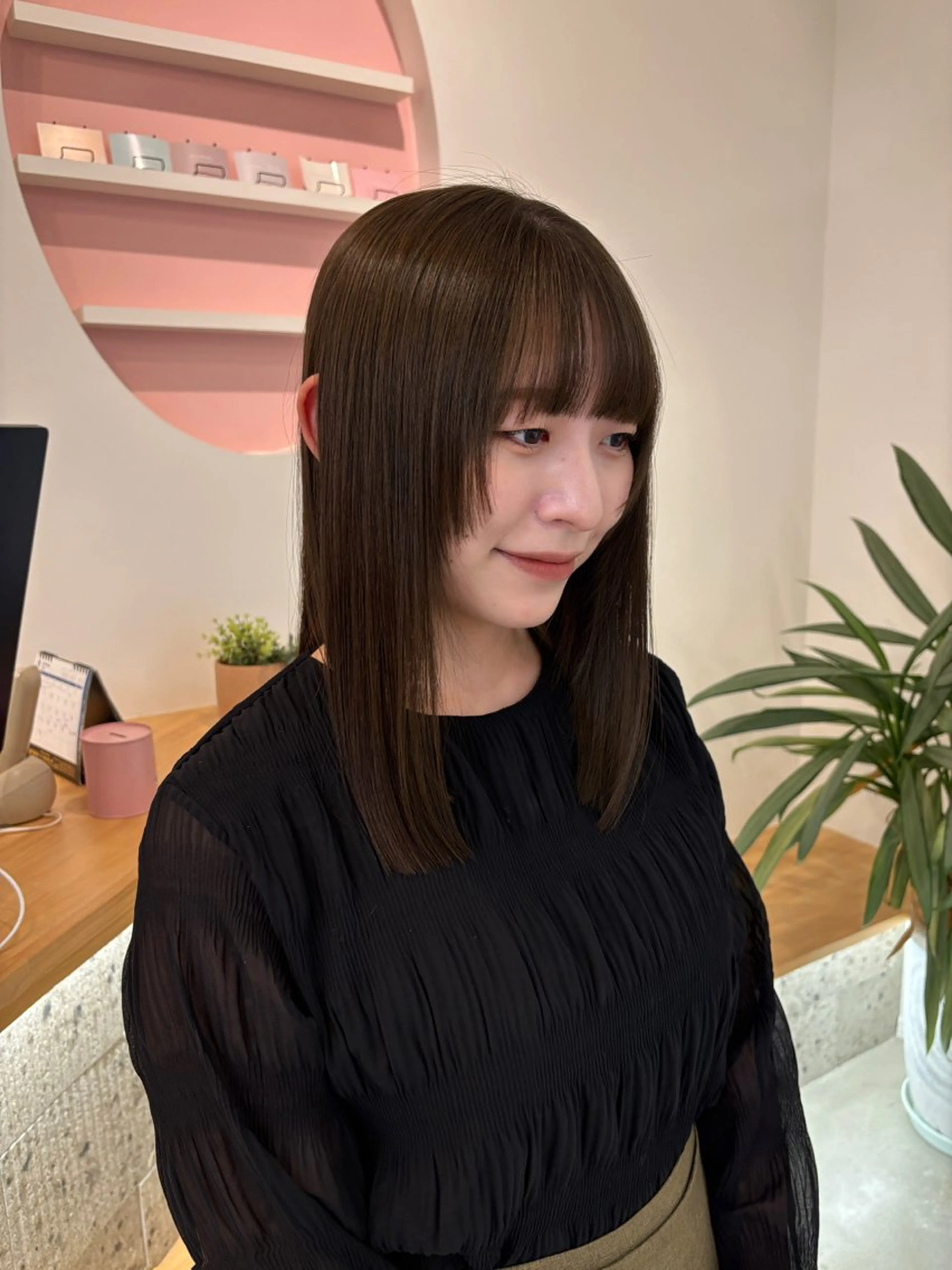 ミディアム カラー カット ヘアカラー トリートメント mire by Luca所属・Haruka /大宮美容室のヘアスタイル